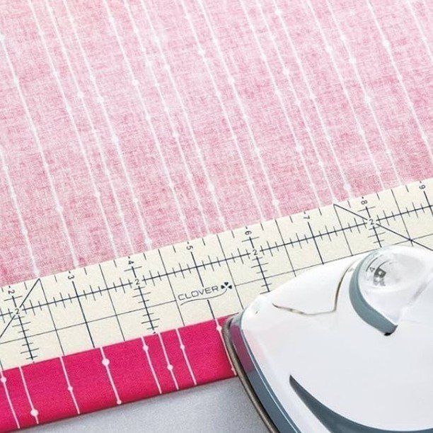 The Hot Ruler allows you to measure, mark, fold, press: deep hems, long hems, miter corners. You will love it! 

Features

- Heat resistant, press directly on the ruler
- Can be used with dry or steam iron
- Unique non-slip surface holds fabric in pl