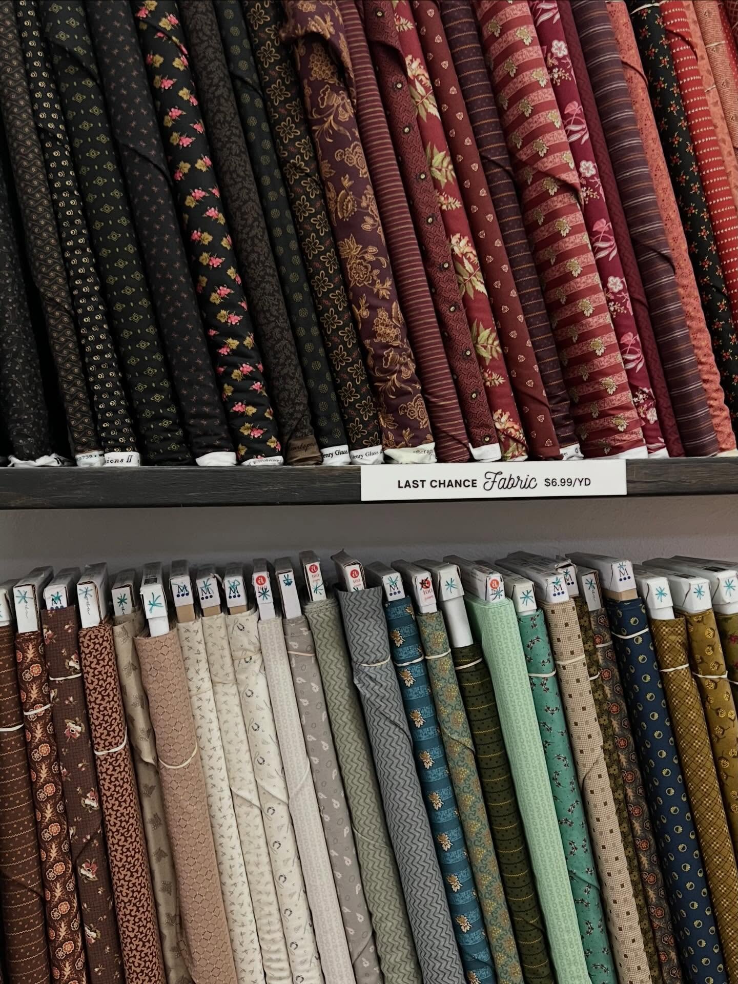 Happy Black Friday / Shop Small weekend! All sale fabric $5.00 thru the weekend! In shop and online. 

HEADS UP&mdash; it&rsquo;s Home For the Holidays weekend downtown! Do yourself a favor and park at First McKinney Baptist (1615 W Louisiana) and ri