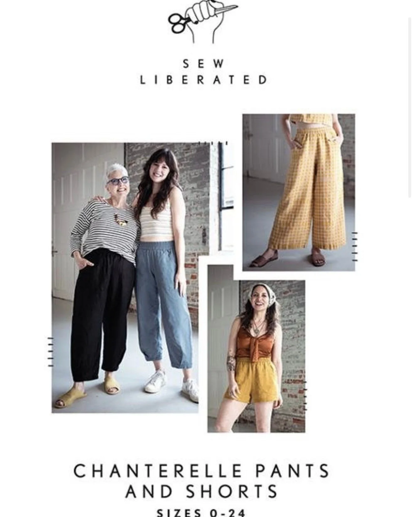 Come learn to sew a wide or barrel leg pant with an elastic waist with Jess! Techniques include: sewing a pleat, sewing front and patch pockets, creating a waistband, and sewing a cuff. We will also discuss finishing techniques.

(** PRE-WORK FOR CLA