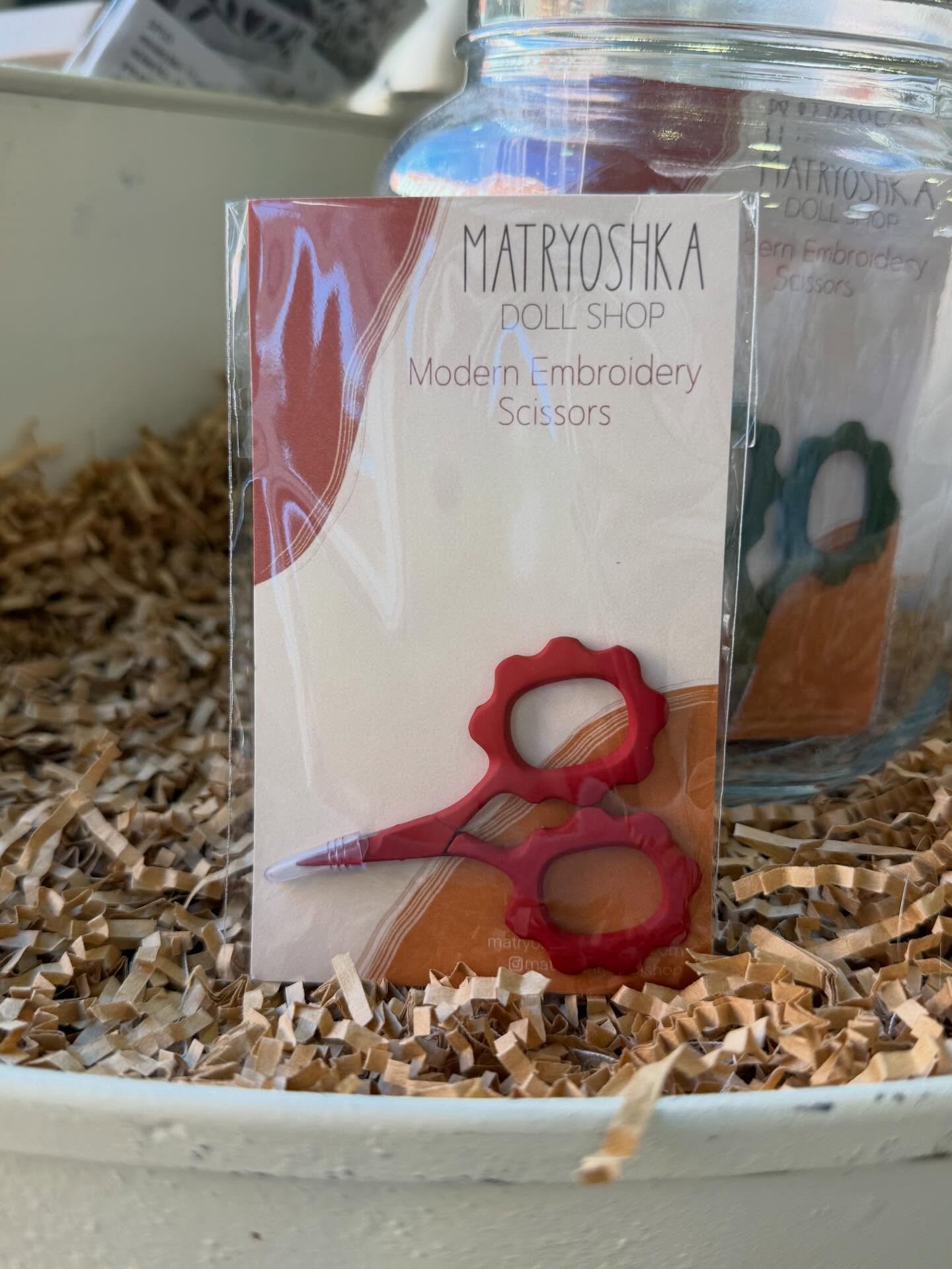 Be still our scissor-lovin' heart!! ❤️ We now have our Flower Embroidery Scissors in Cranberry! 

A great Galentine's gift idea!! 

#scissors #galentines #quiltshop #fatquarters #downtowndrygoods 

Our regular shop hours:
Monday-Thursday: 9:30am-8pm
