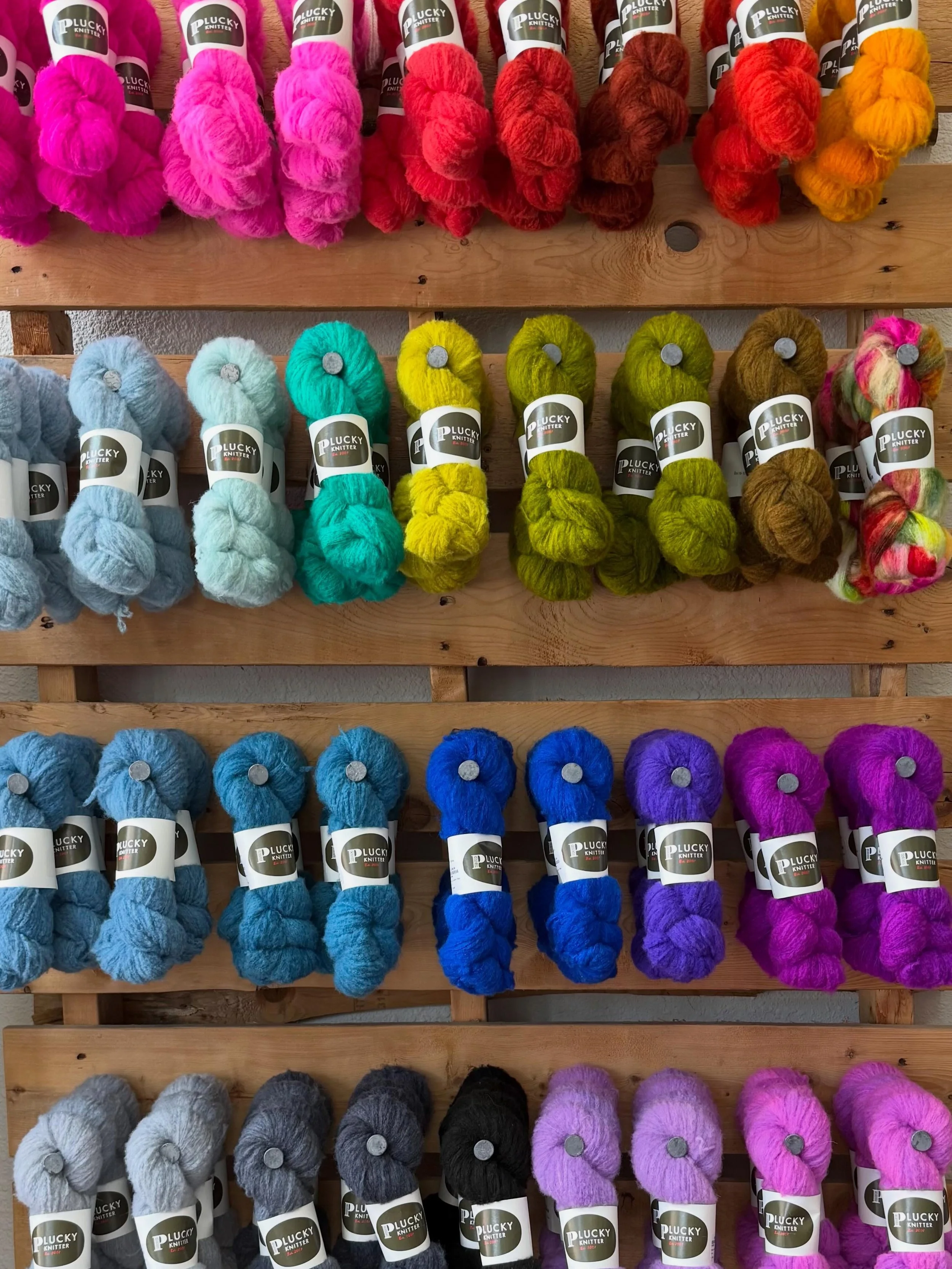 Meet Pippi Lace from @pluckyknitter &mdash; the newest addition to our shelves and a yarn that feels like a cloud in your hands!

Crafted from 95% Superwash Extra Fine Brushed Merino and 5% Nylon, Pippi Lace brings you the same super-soft brushed mer