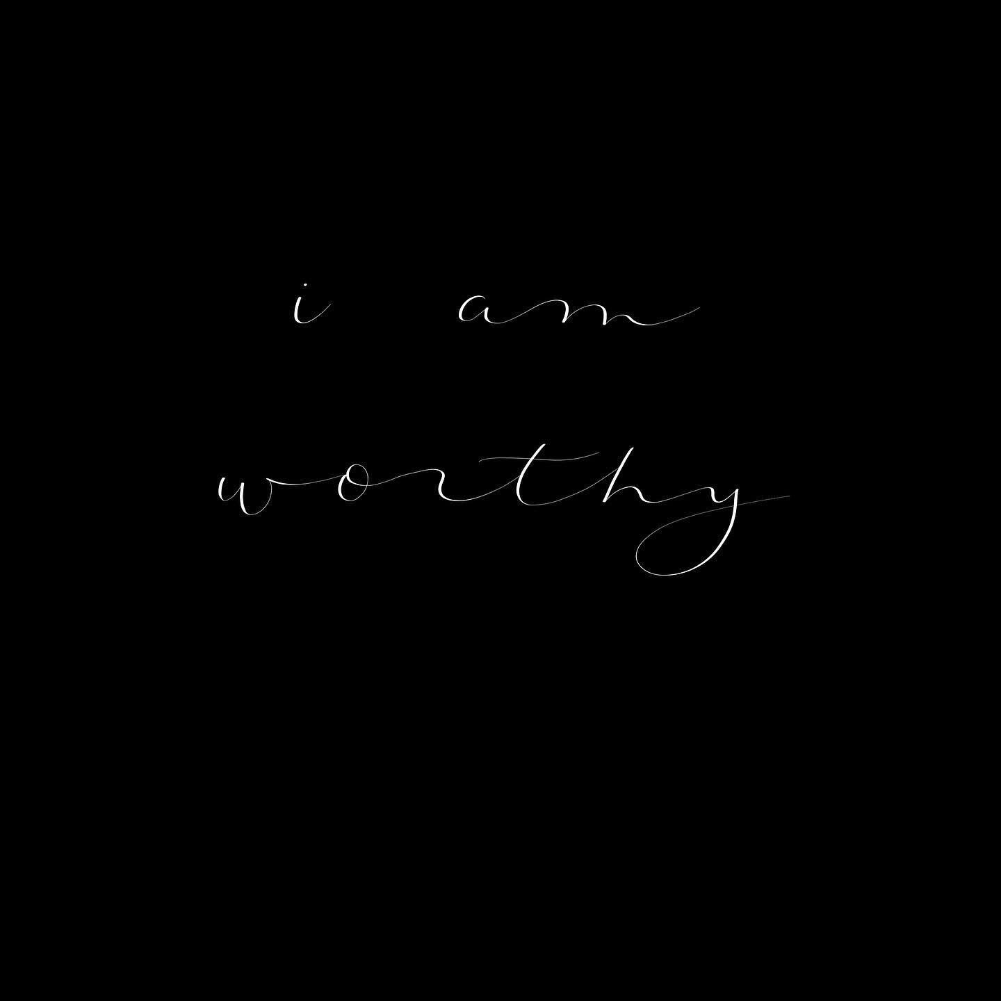 say it with me.
believe it with me.
write it in the comments.
and scroll through - i am worthy. you are worthy. i am worthy of wealth. you are worthy of wealth.
this is where you have to start and this is what you have to believe.
#letterbliss #iamwo