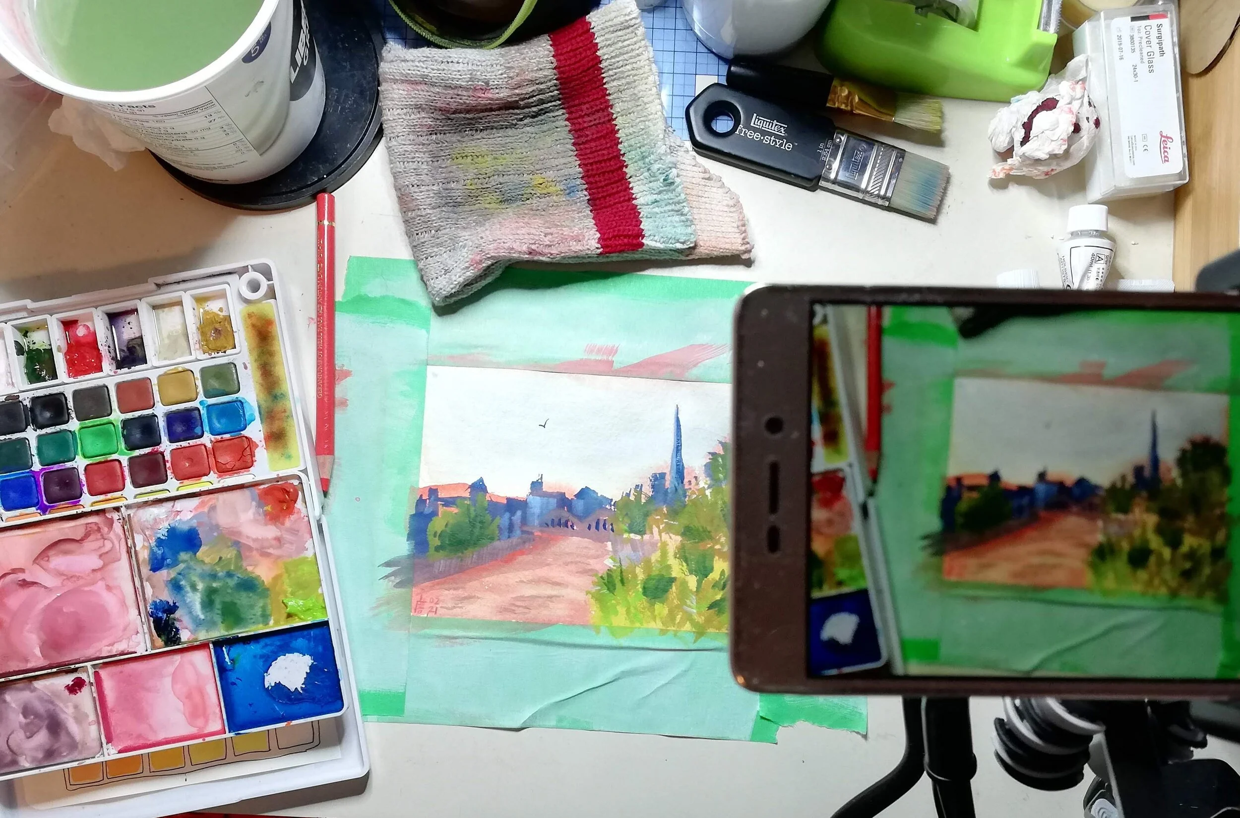 Pandemic Log: Daily Paintings