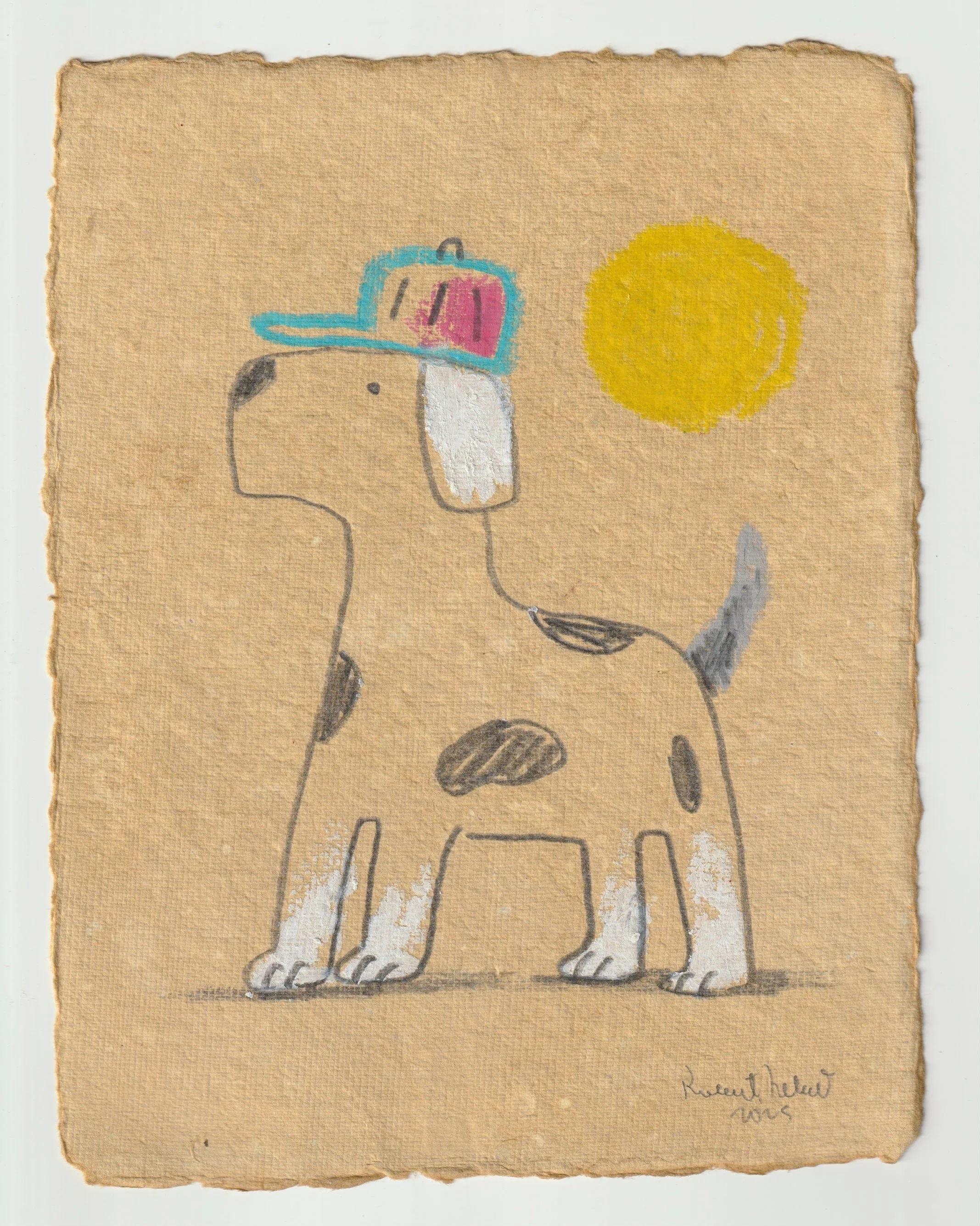 “Ready For Sunshine” – Oil Pastels & Graphite on Paper Illustration-6" X 8"