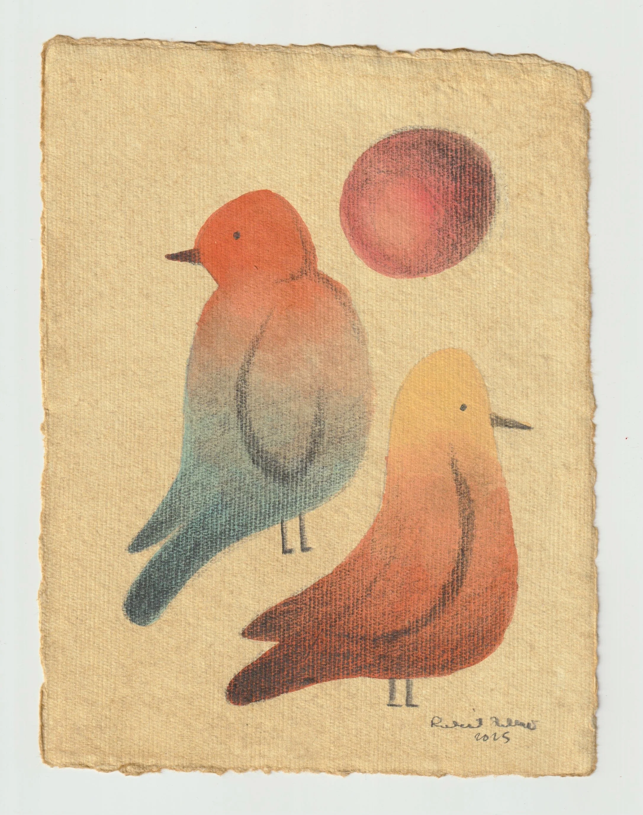 “Side By Side” – Watercolor & Graphite on Paper Illustration-6" X 8"