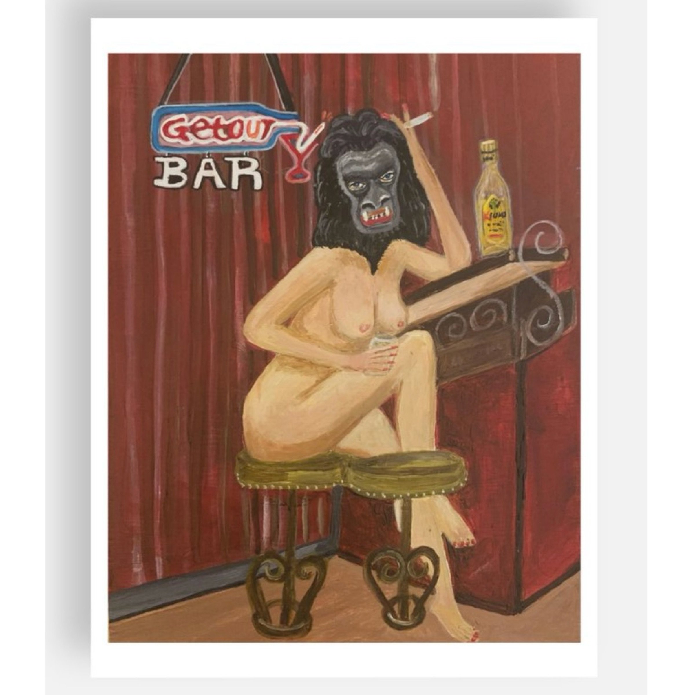 Sarah Lee_Postcard Gorilla.JPG