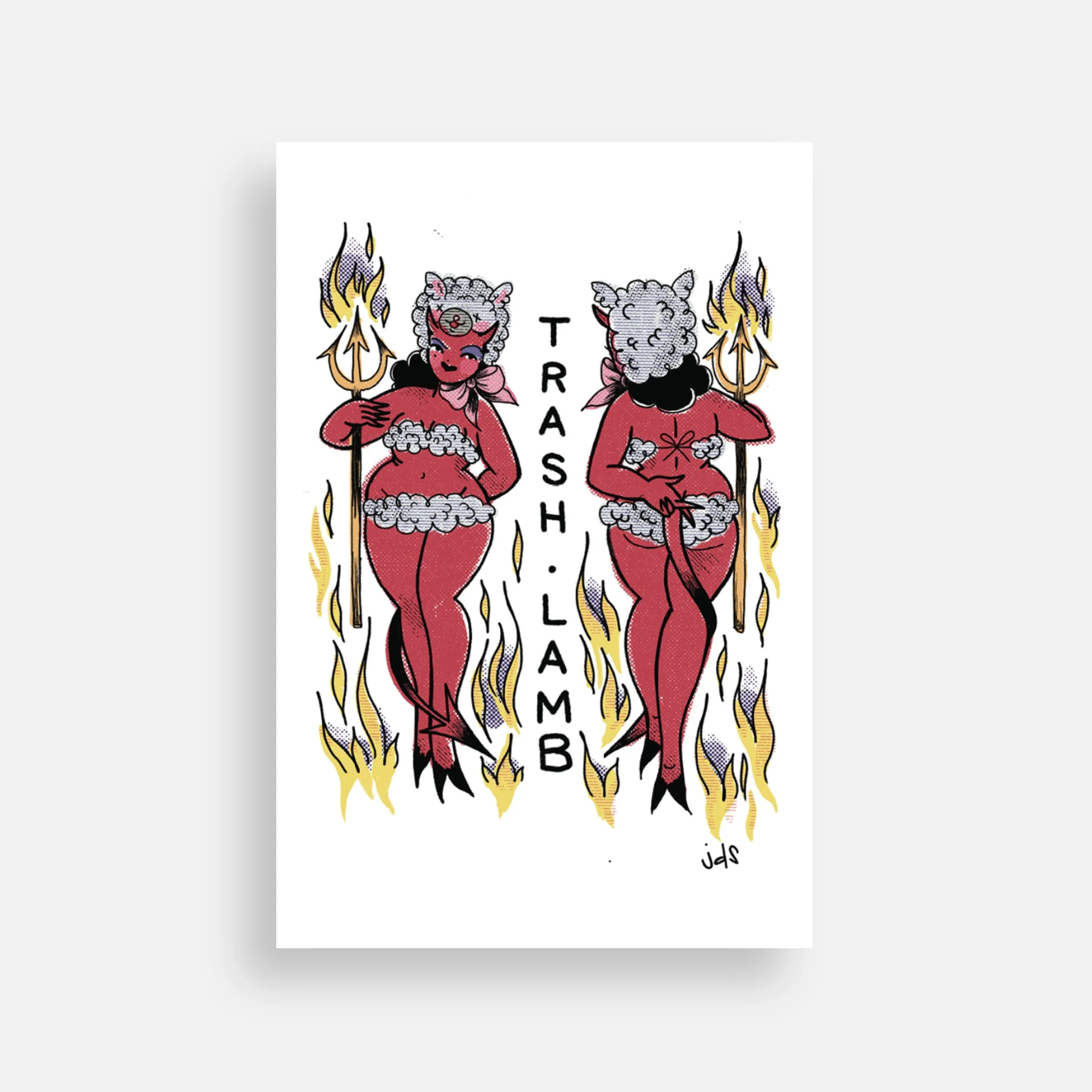 Jackie devil babe postcard.JPG