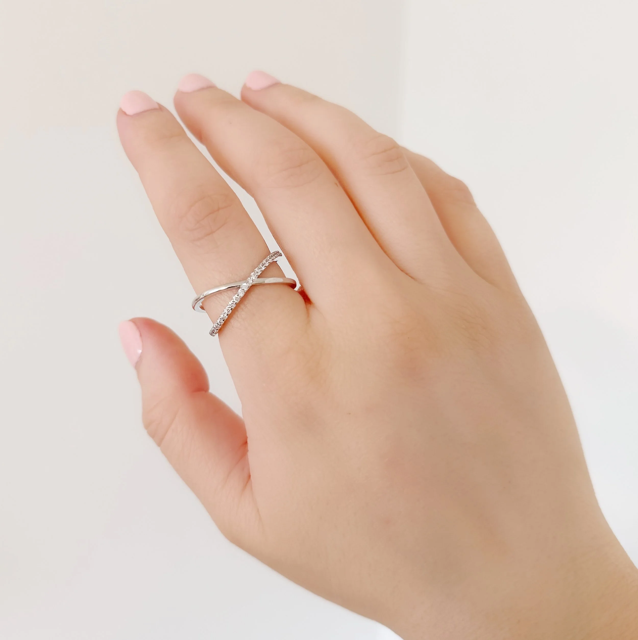 Silver X Ring