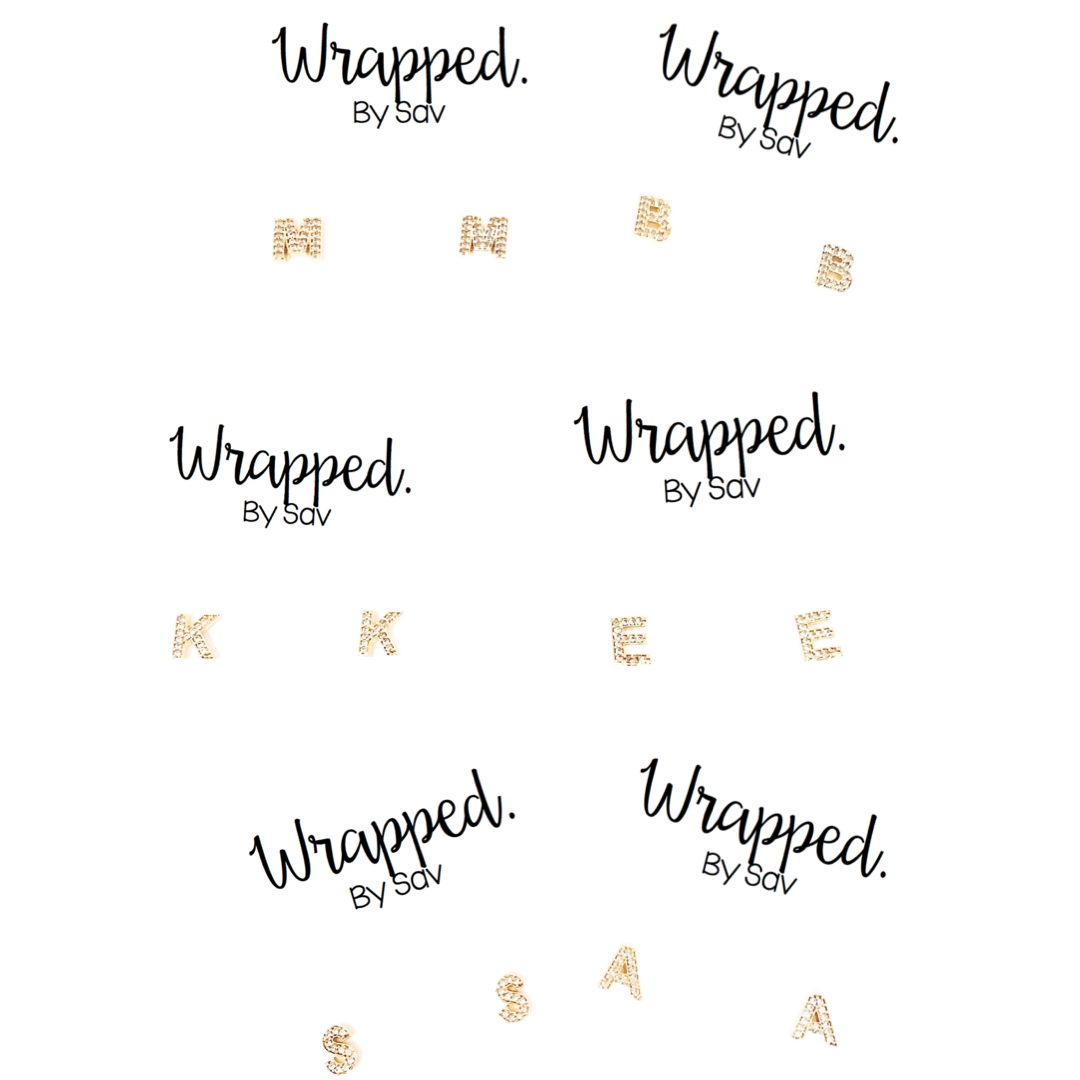 Letter Studs- Wholesale