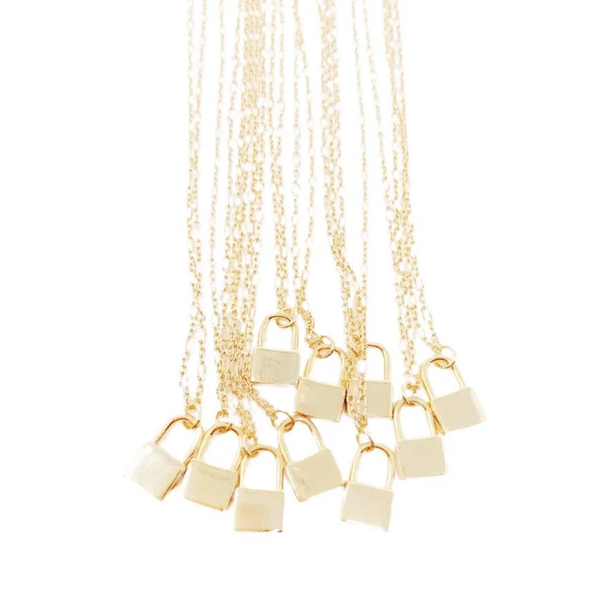 Padlock Necklace- Wholesale