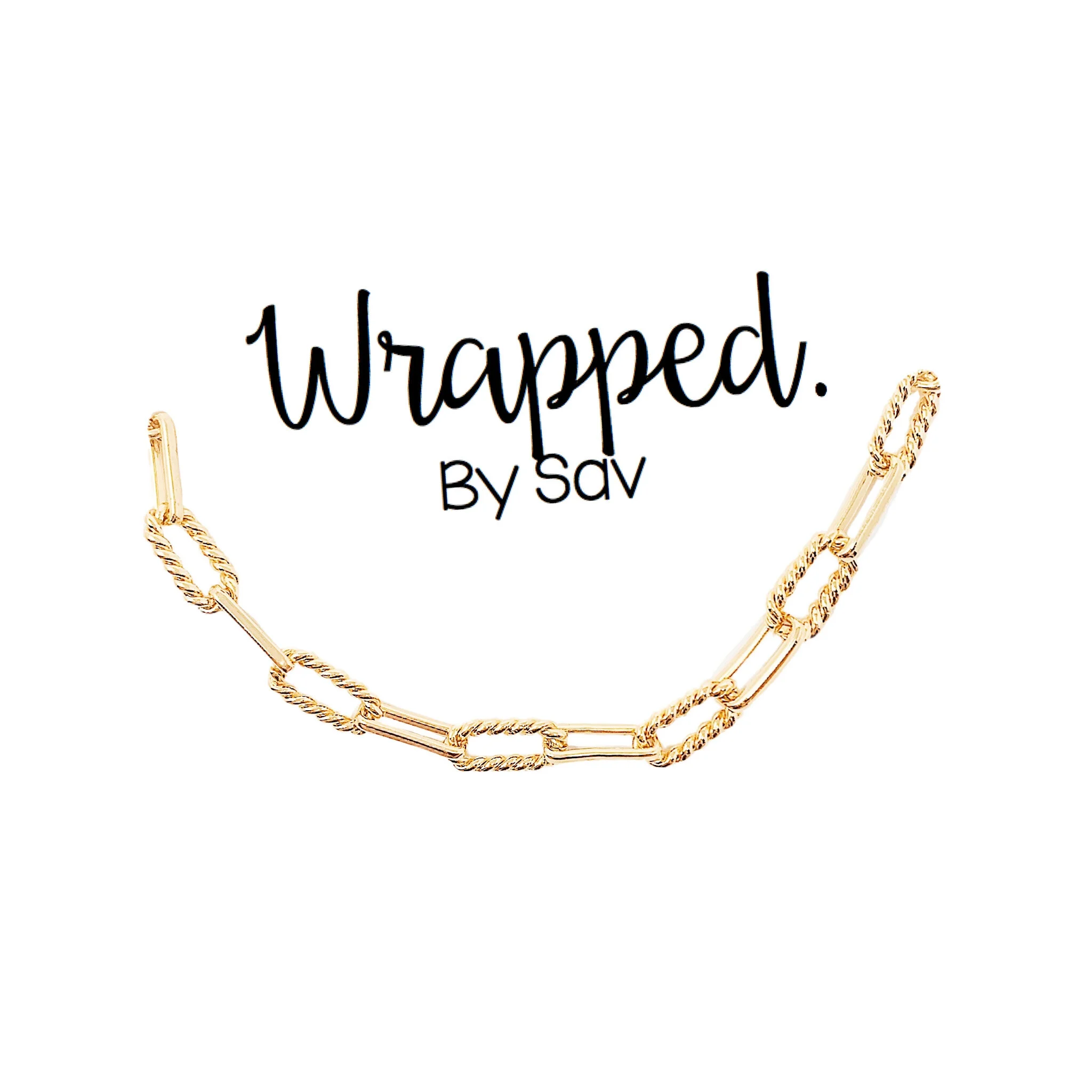 gold filled braided link necklace.JPG