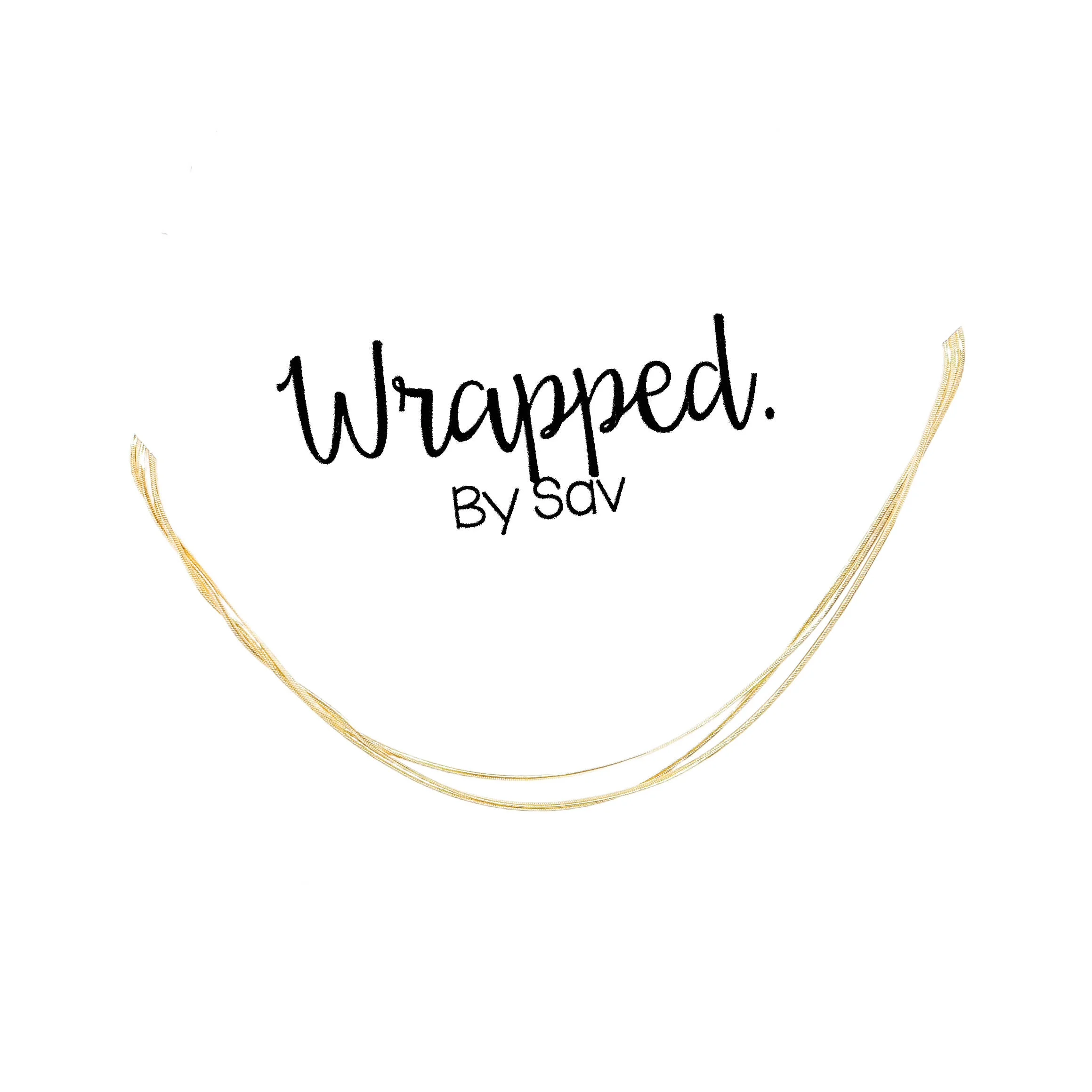 Triple Snake Chain Necklace- Wholesale