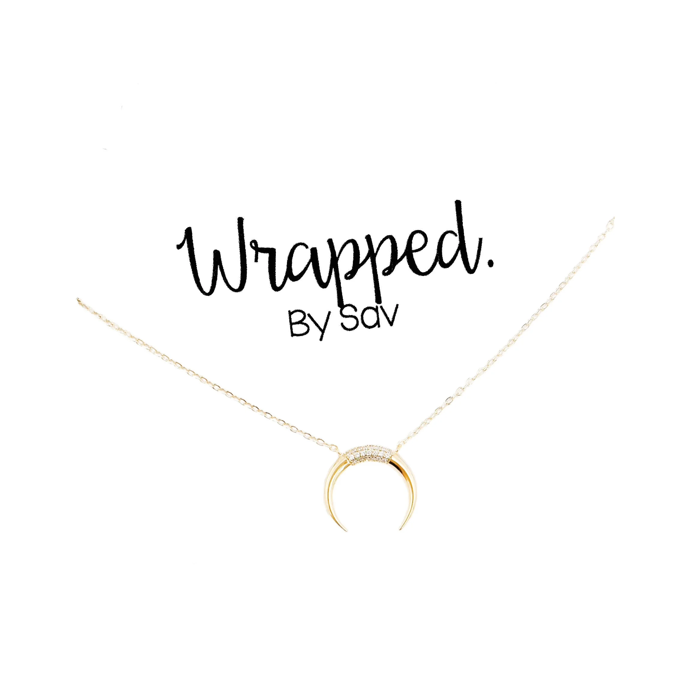 Elizabeth Crescent Necklace