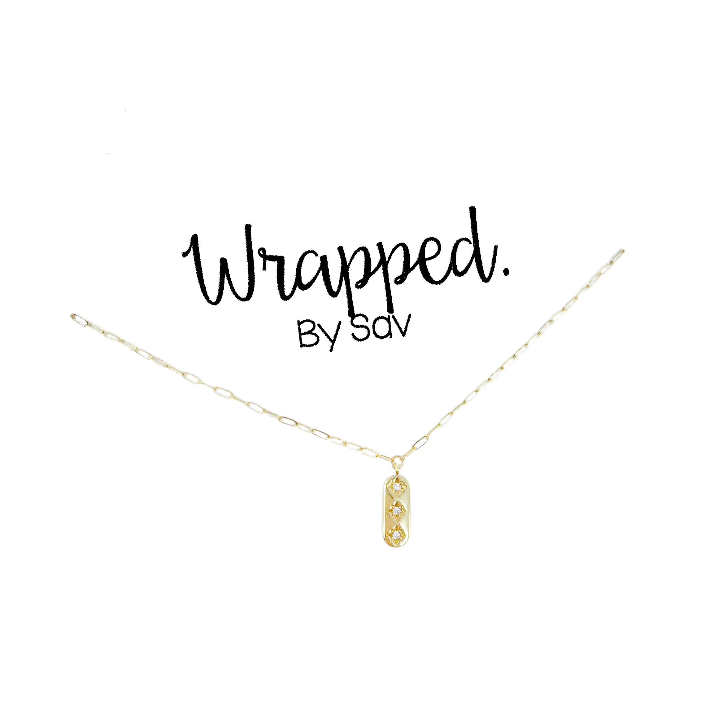 Starburst Tag Necklace- Wholesale