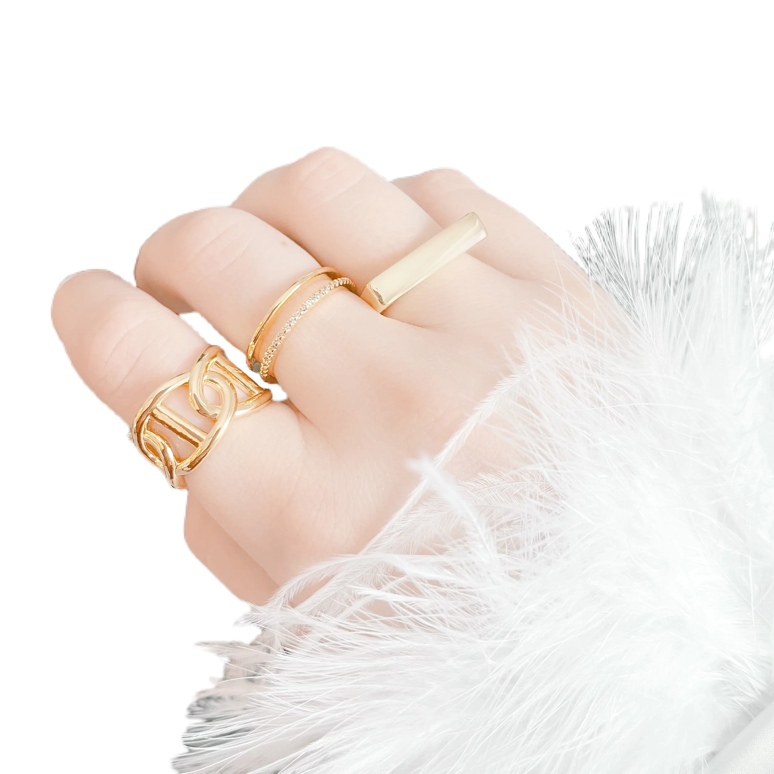 LG Carter Link Ring, Duo Ring, Thin Flat RIng.JPG