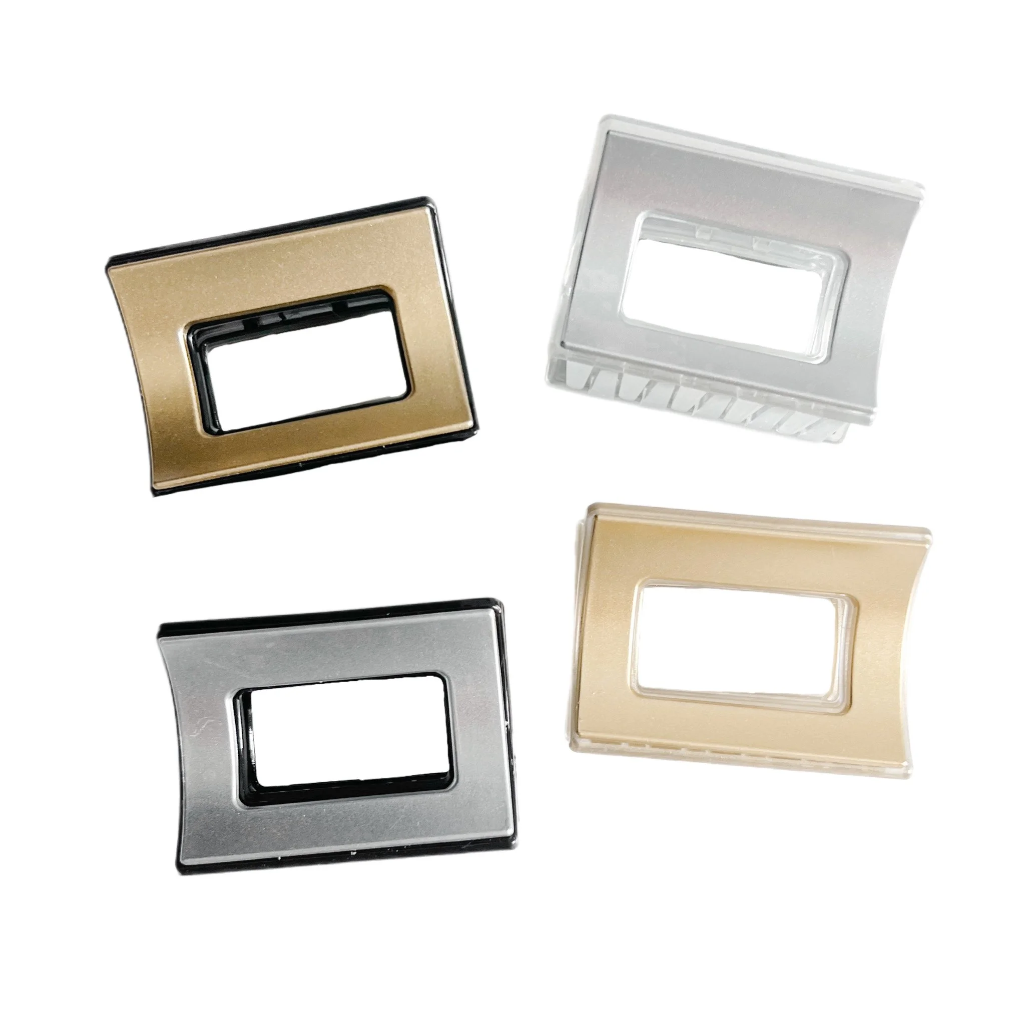 Metallic Square Clip- Wholesale