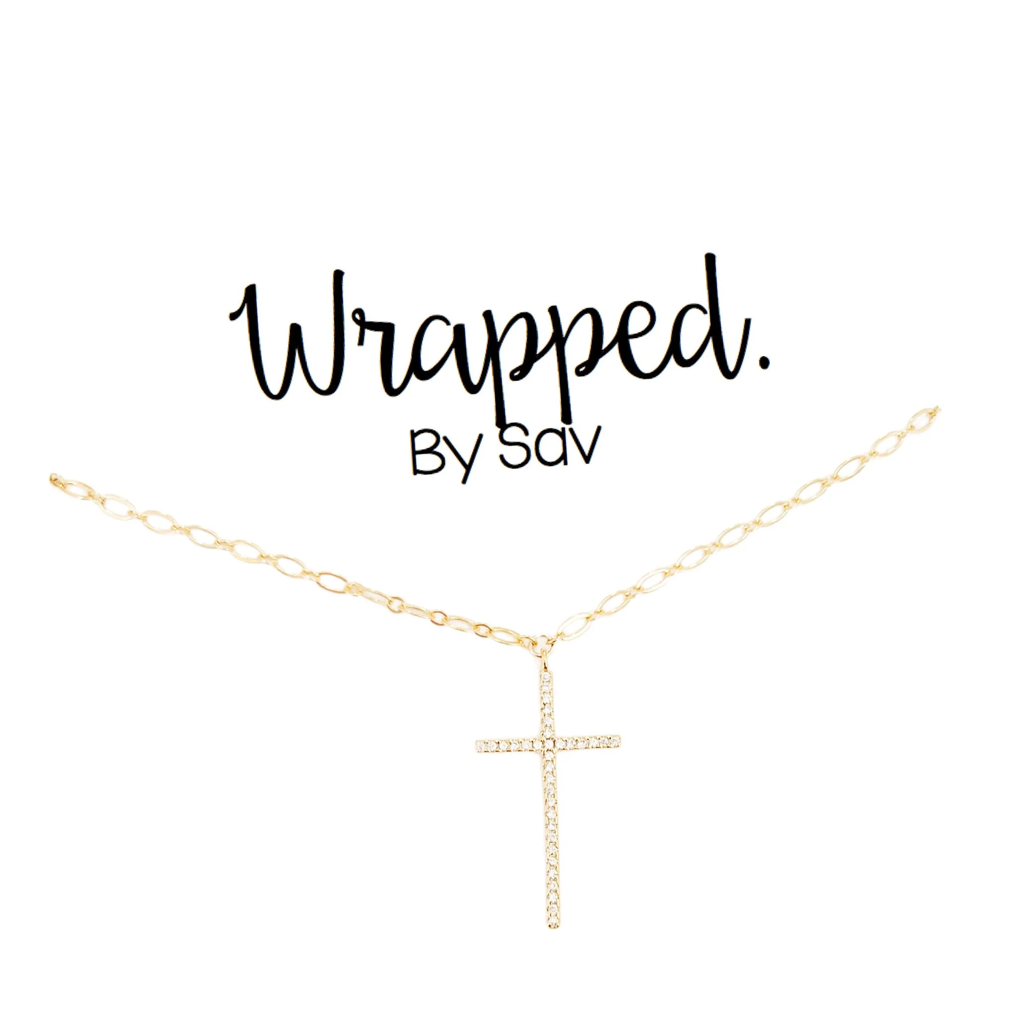 Simple Cross Choker- Wholesale