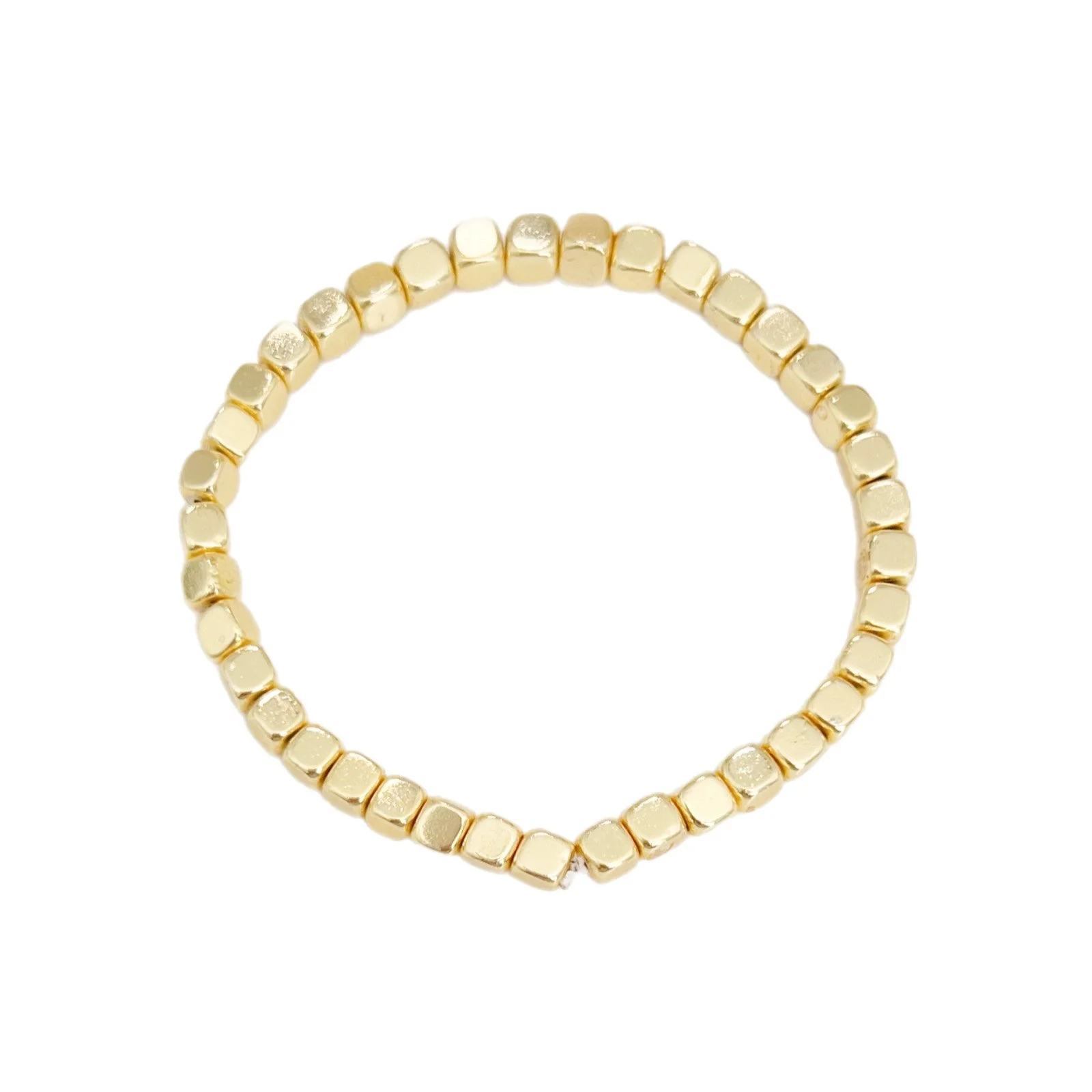 Cubed Beaded Bracelet