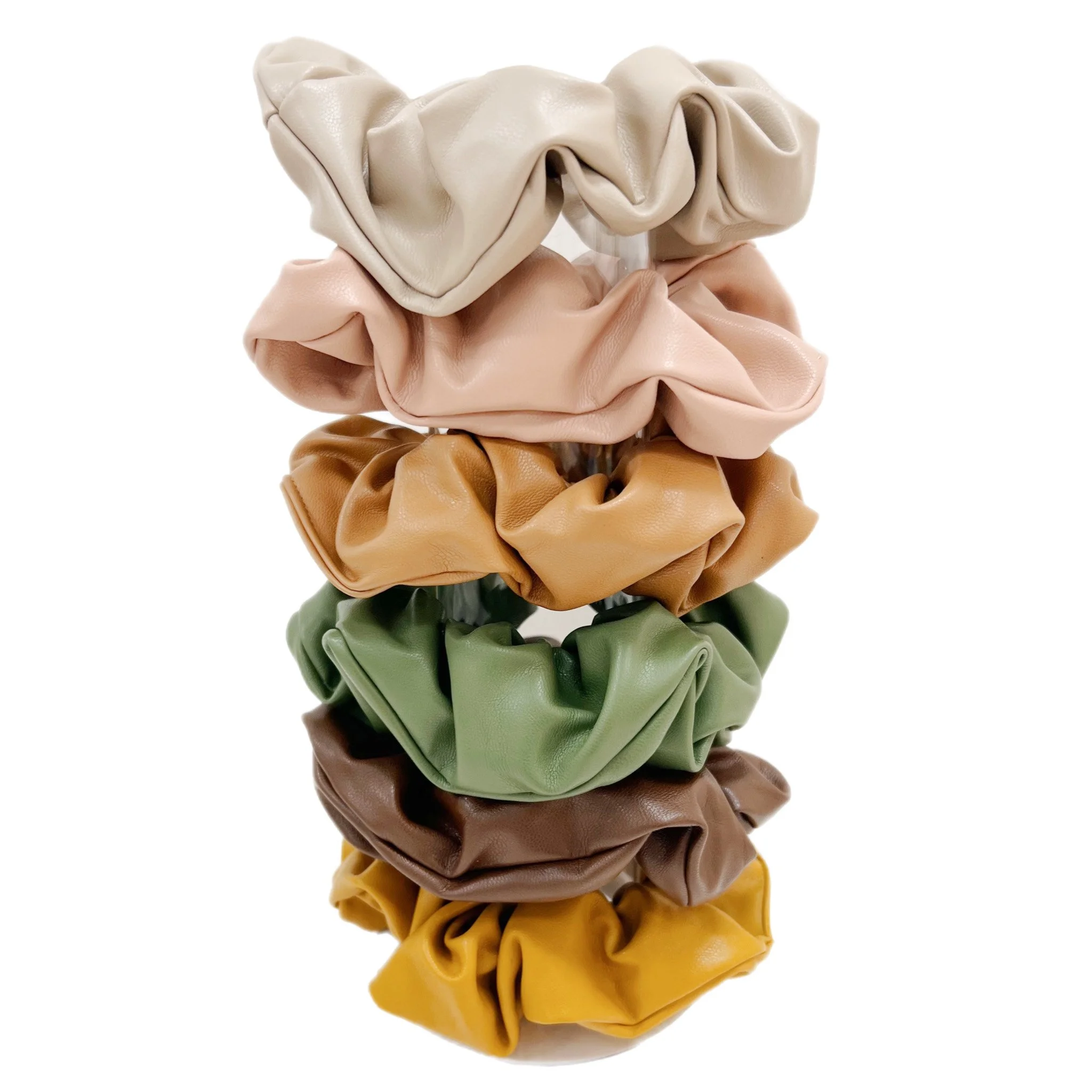 Leather Hair Scrunchie