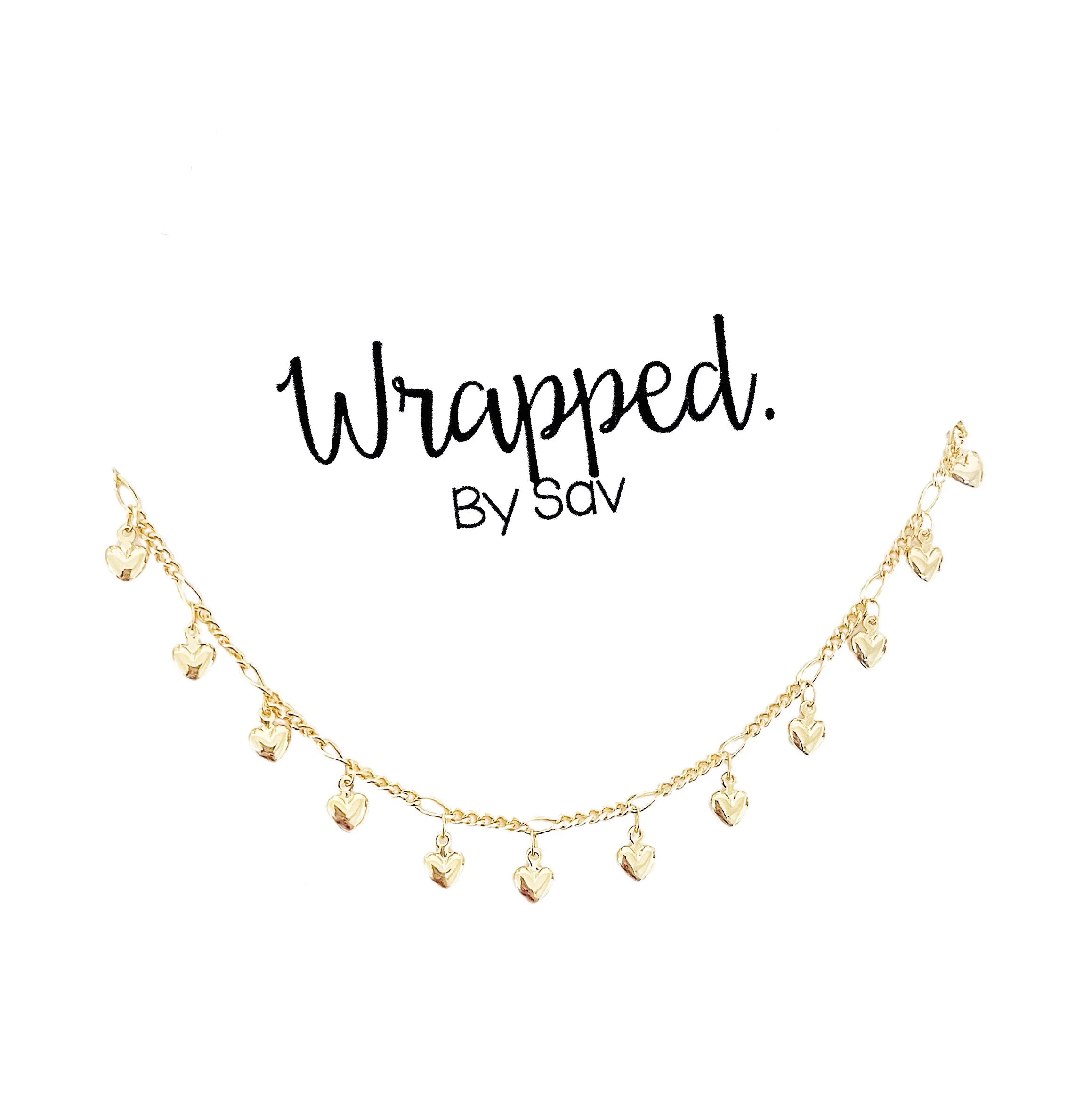 Heart Dangle Choker- Wholesale