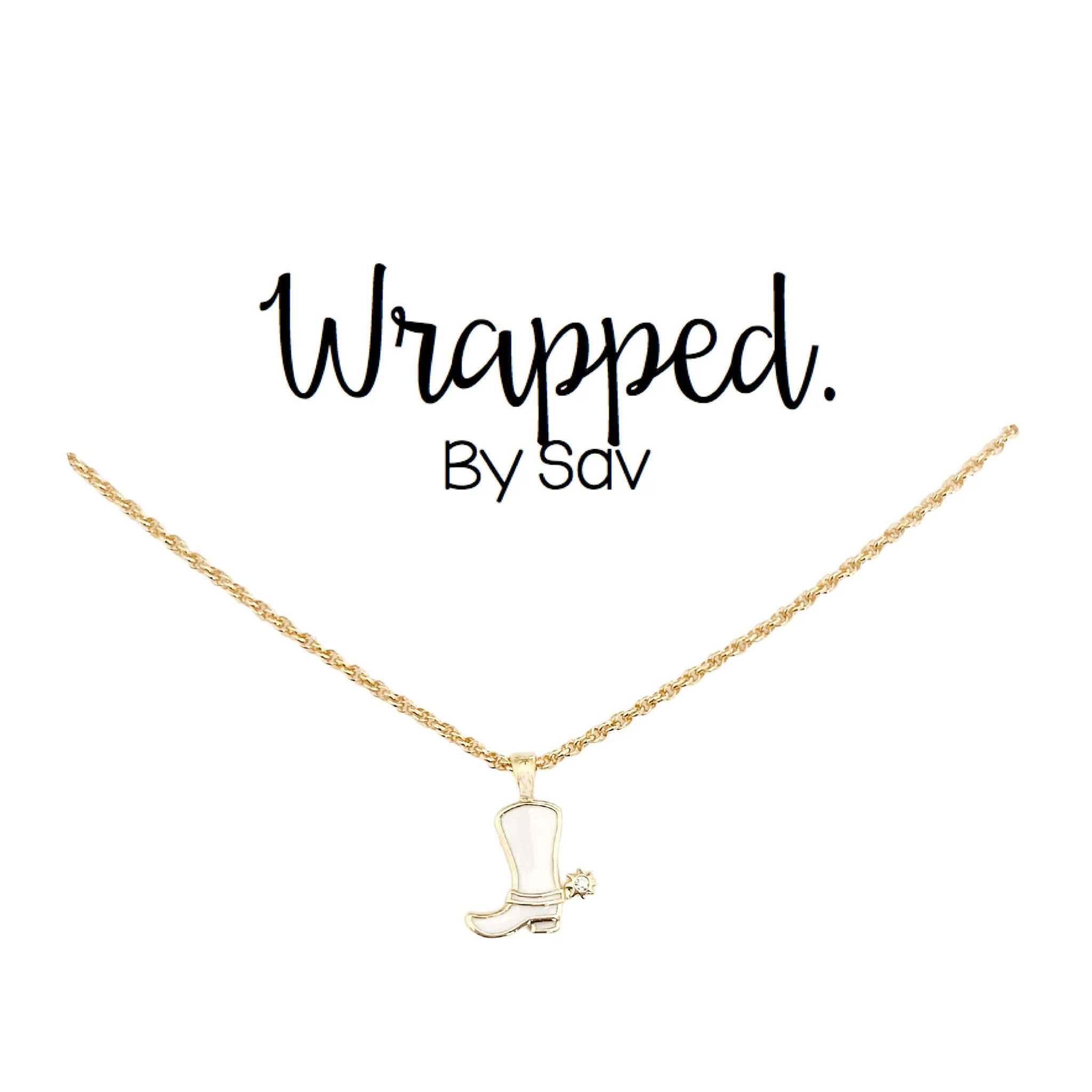 Boots Necklace
