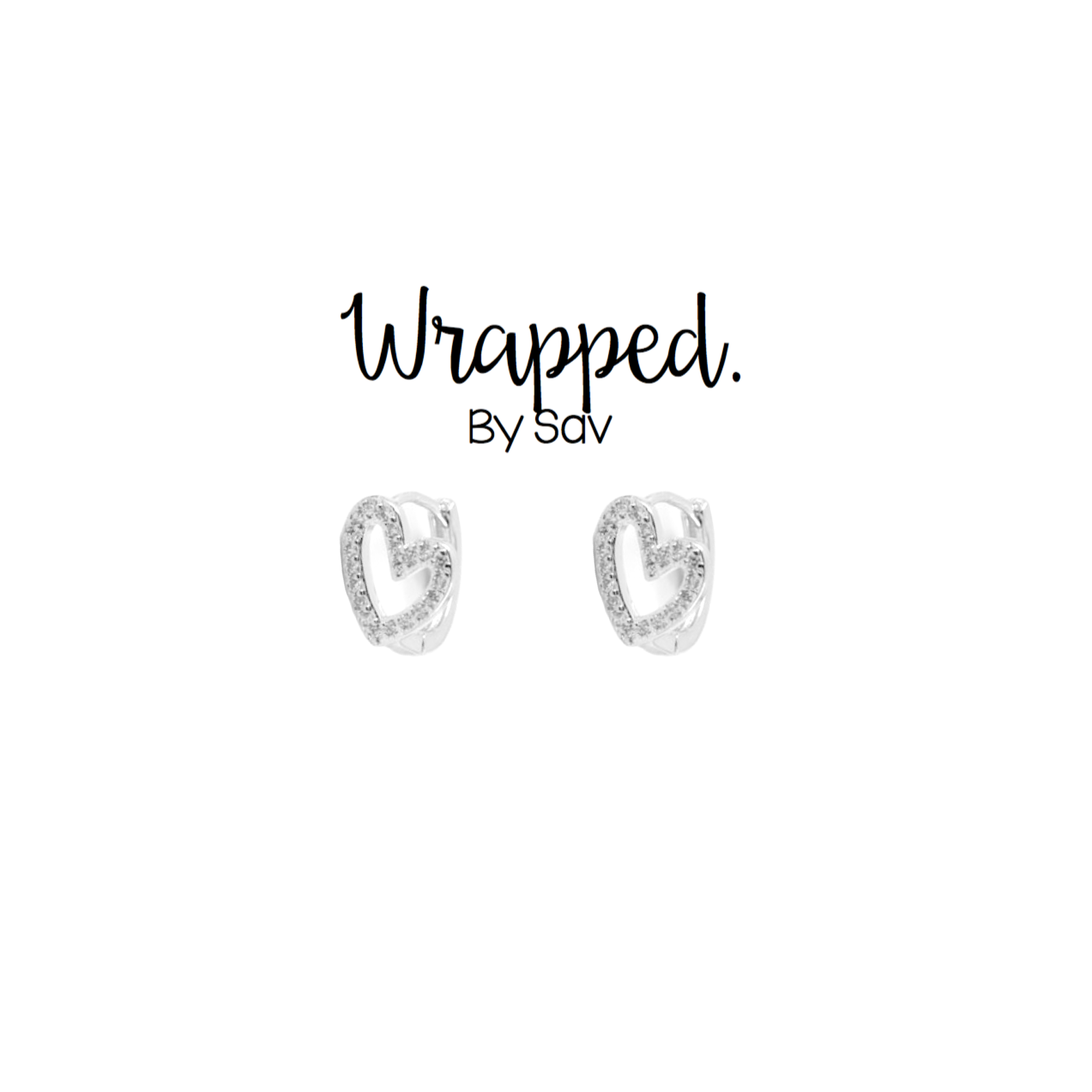 Sparkle Heart Studded Huggies Silver.PNG