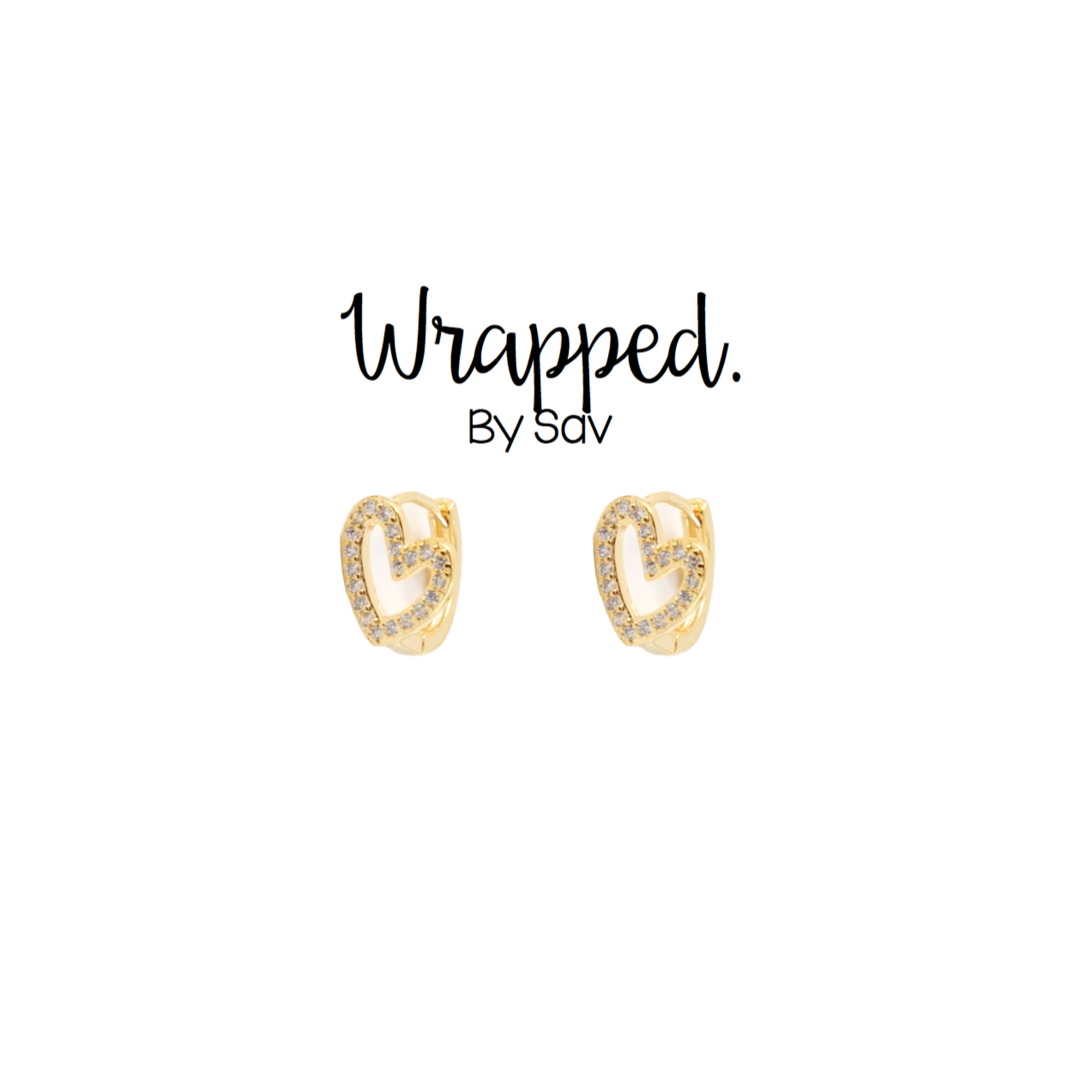 Sparkle Heart Studded Huggies Gold.PNG