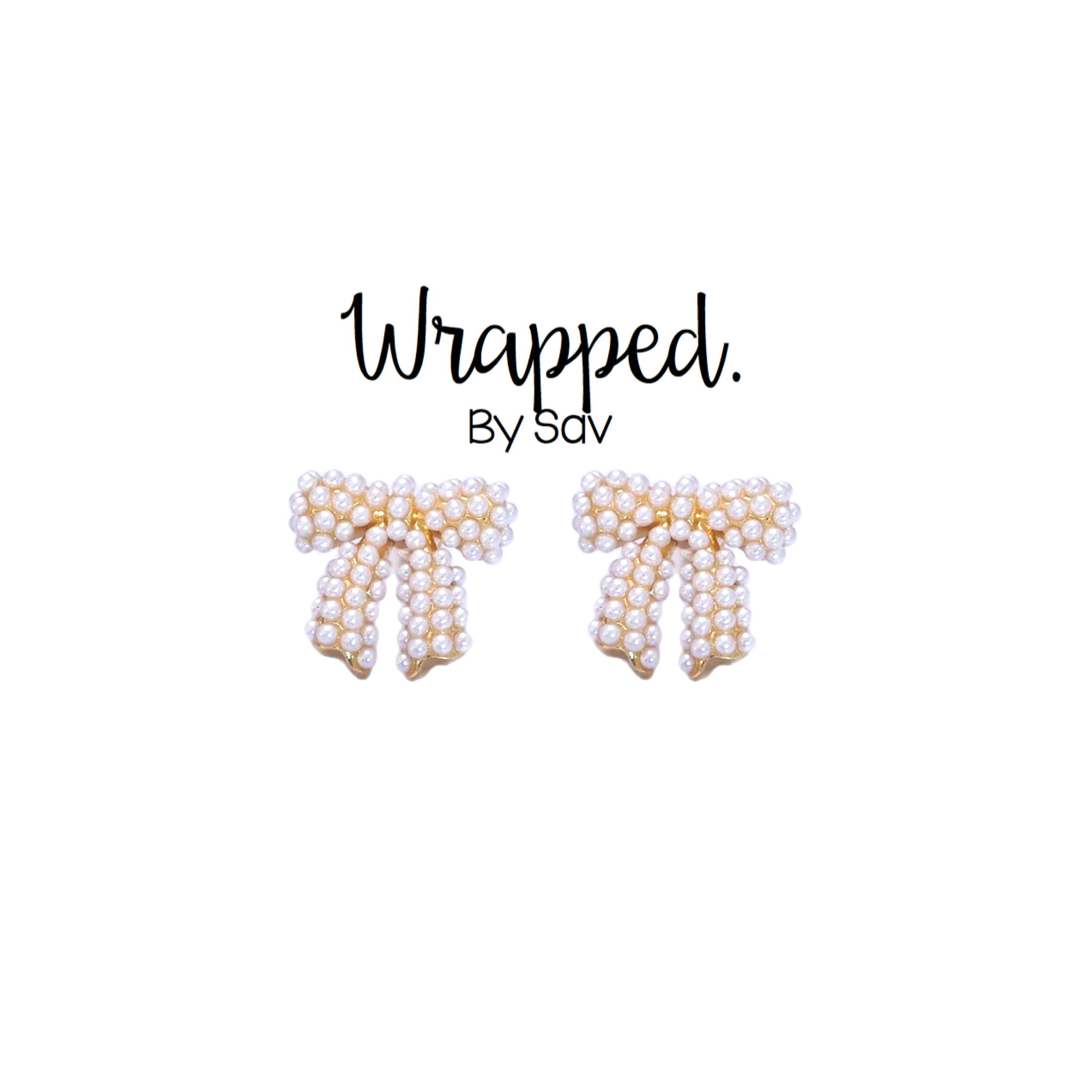 pearl studded bow studs $18 gold.PNG