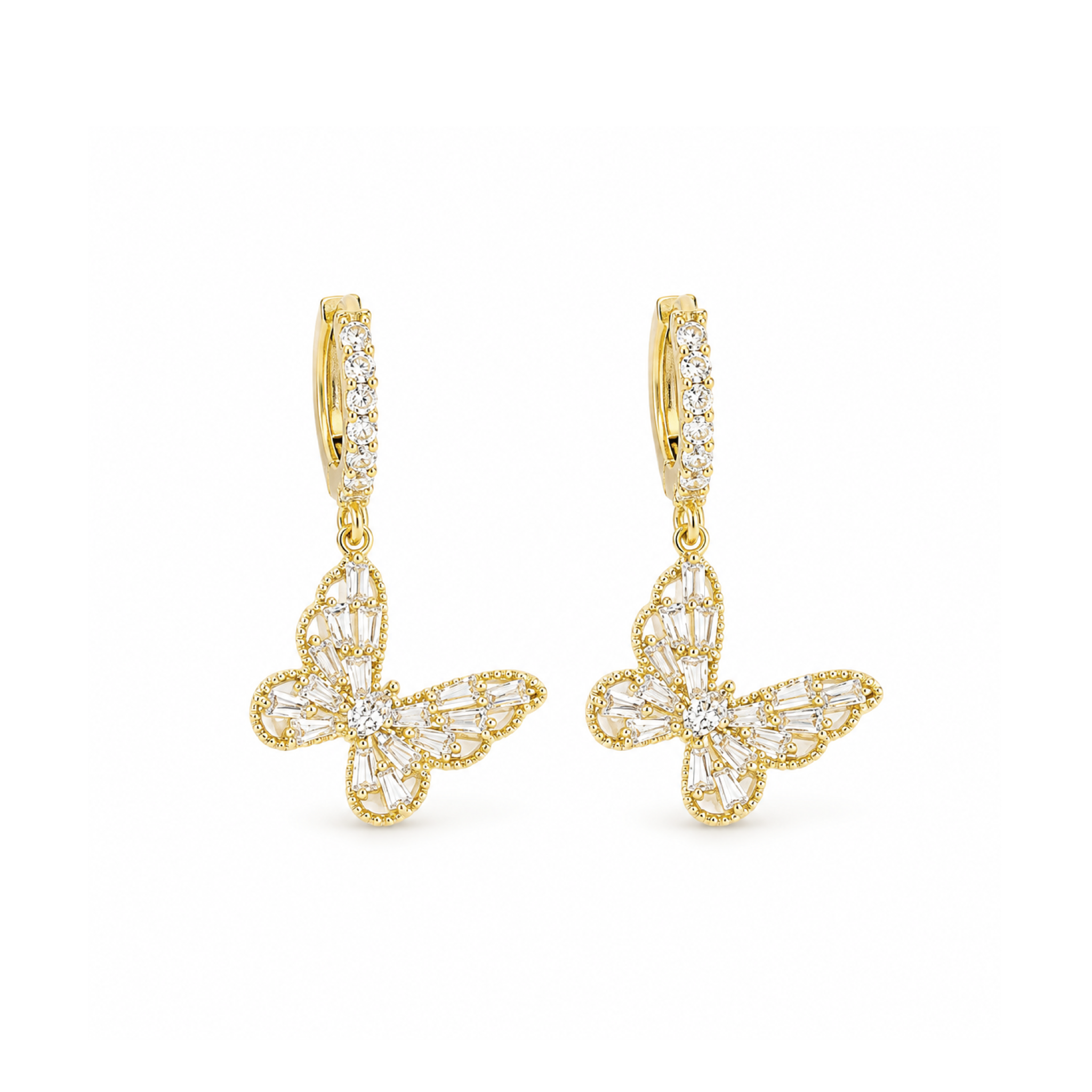 Crystal Butterfly Huggies- Wholesale