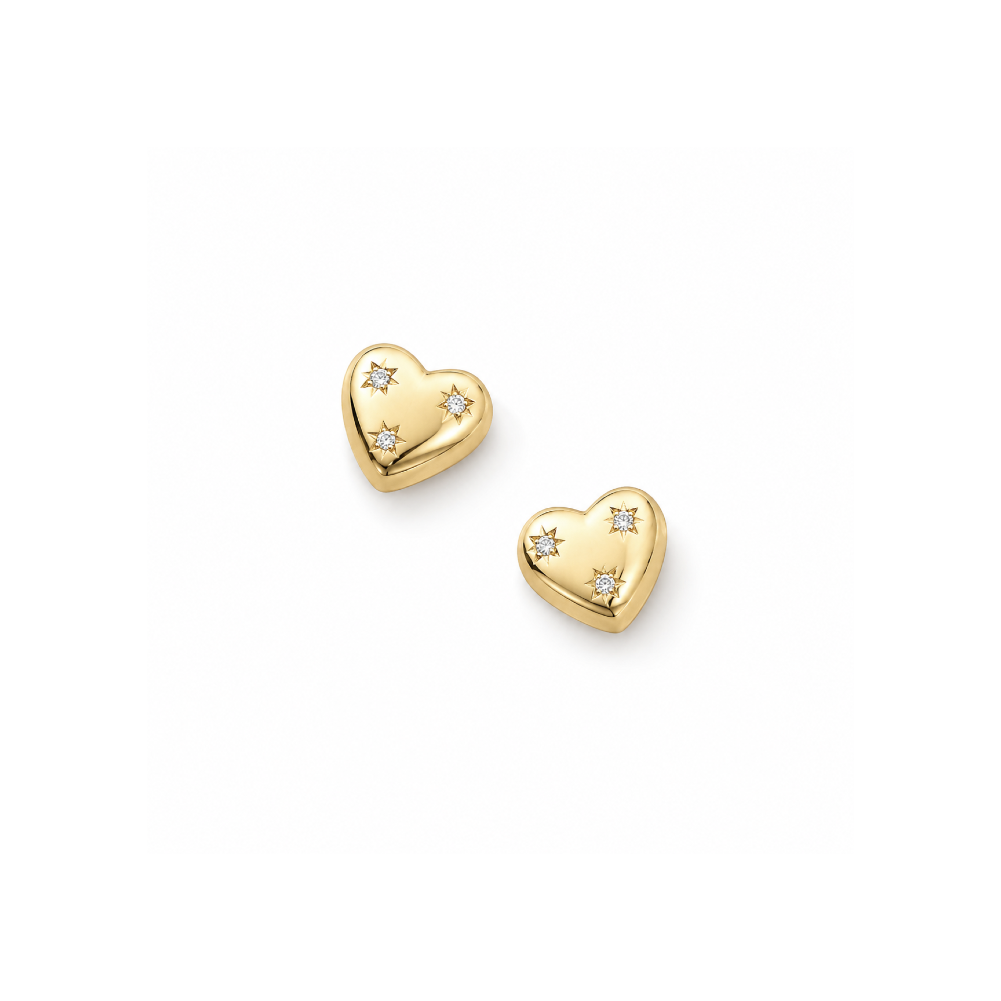 Mini Heart Studs