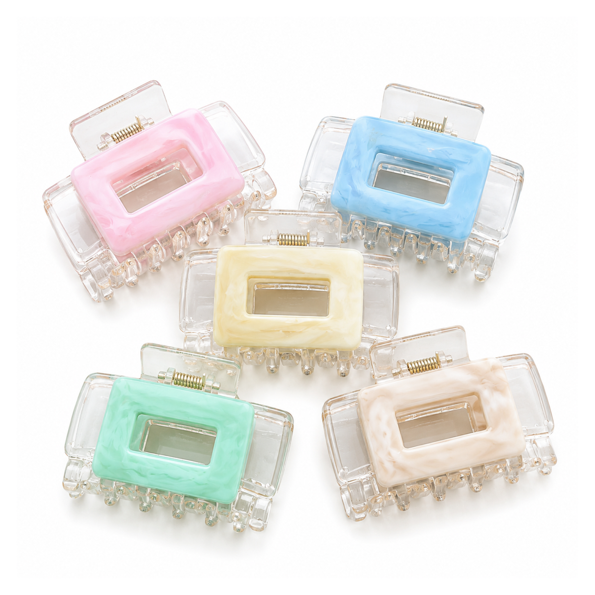 Cube Hair Clips- Wholesale