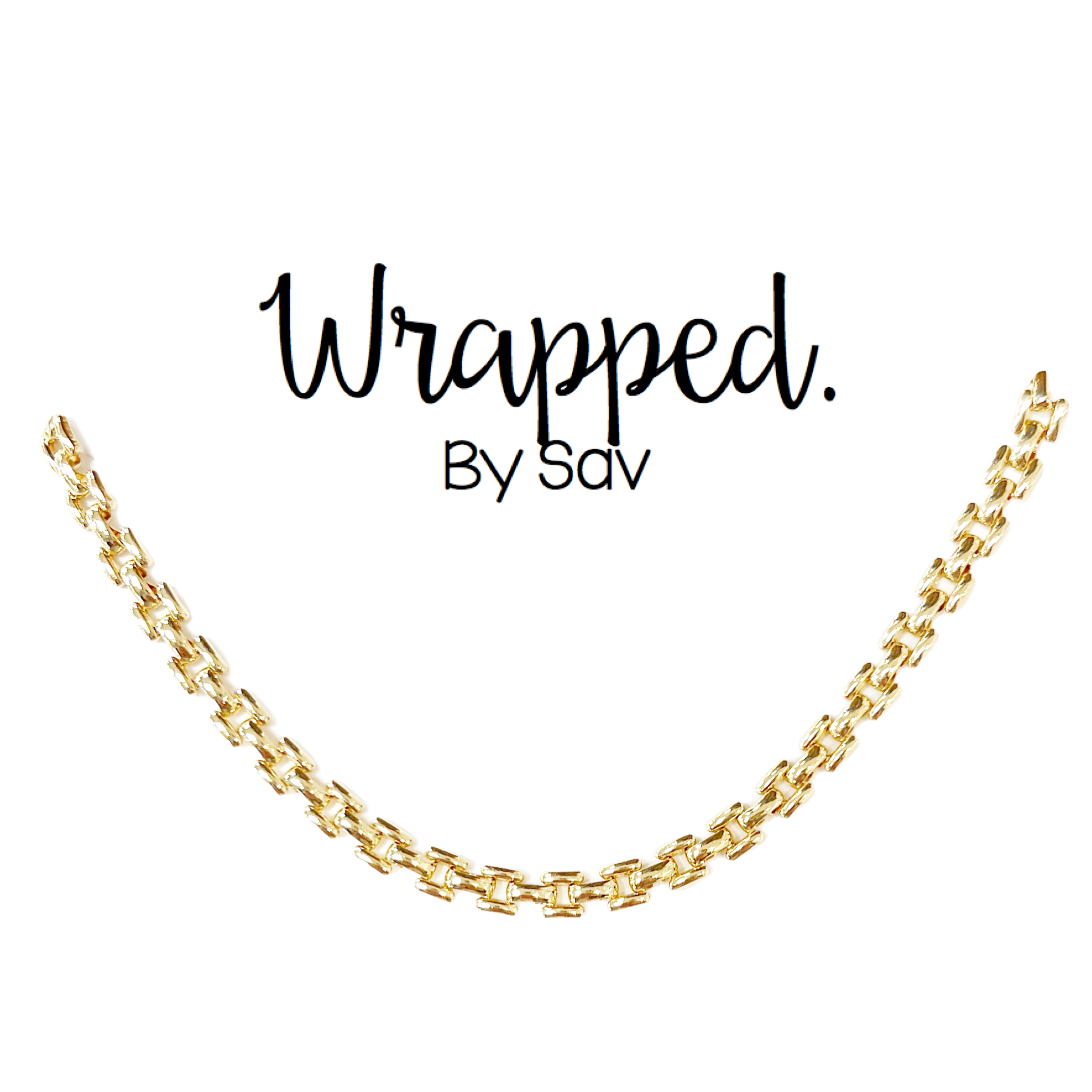 Square Link Necklace