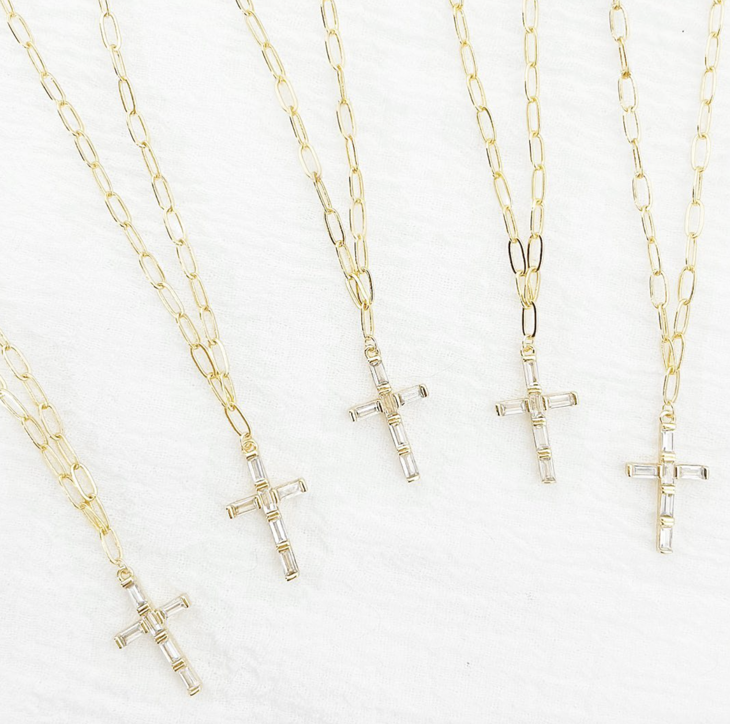 Crystal Cross Necklace