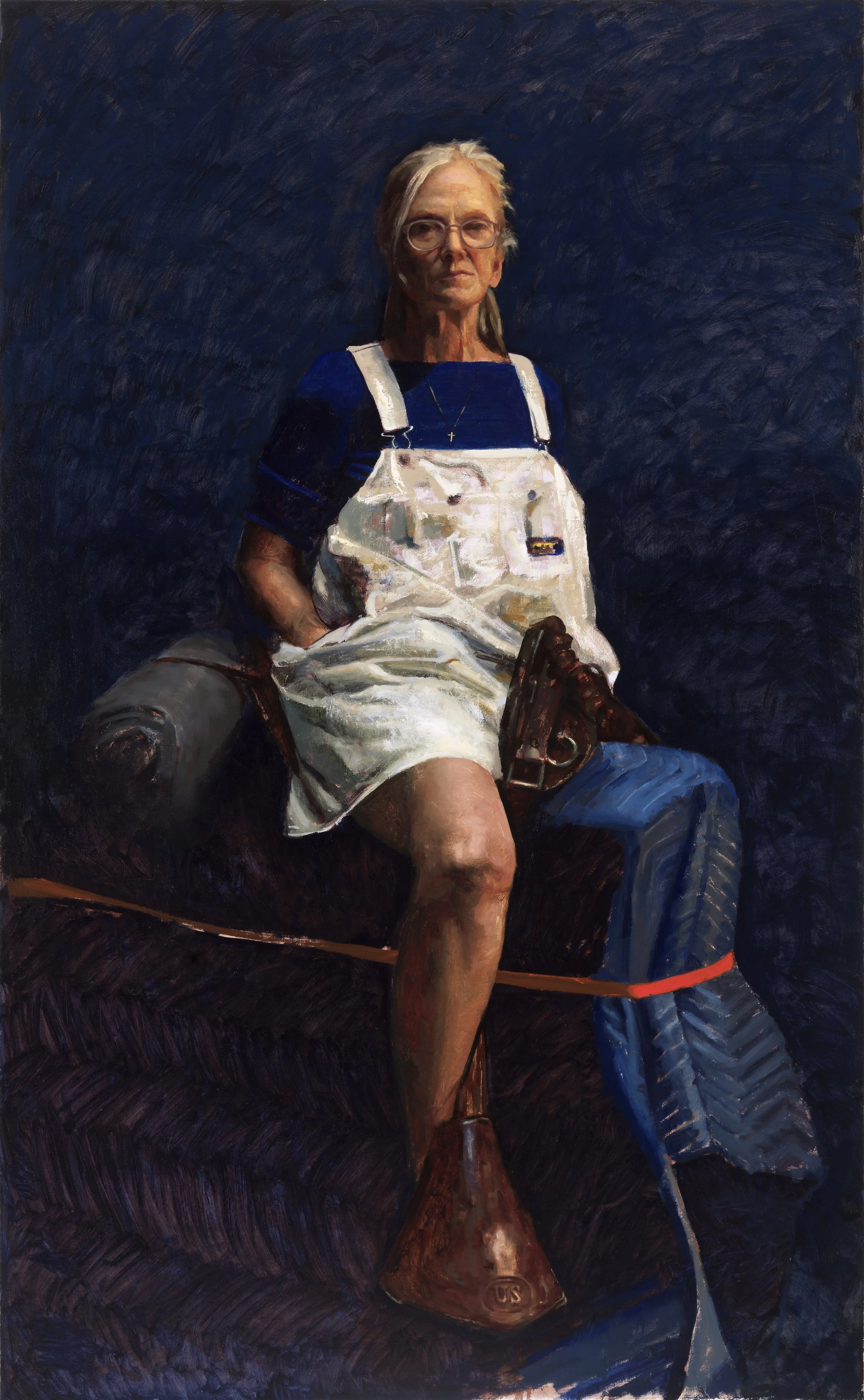 Equestrian Portrait 4 |
Oil on linen |
70 × 42 inches
