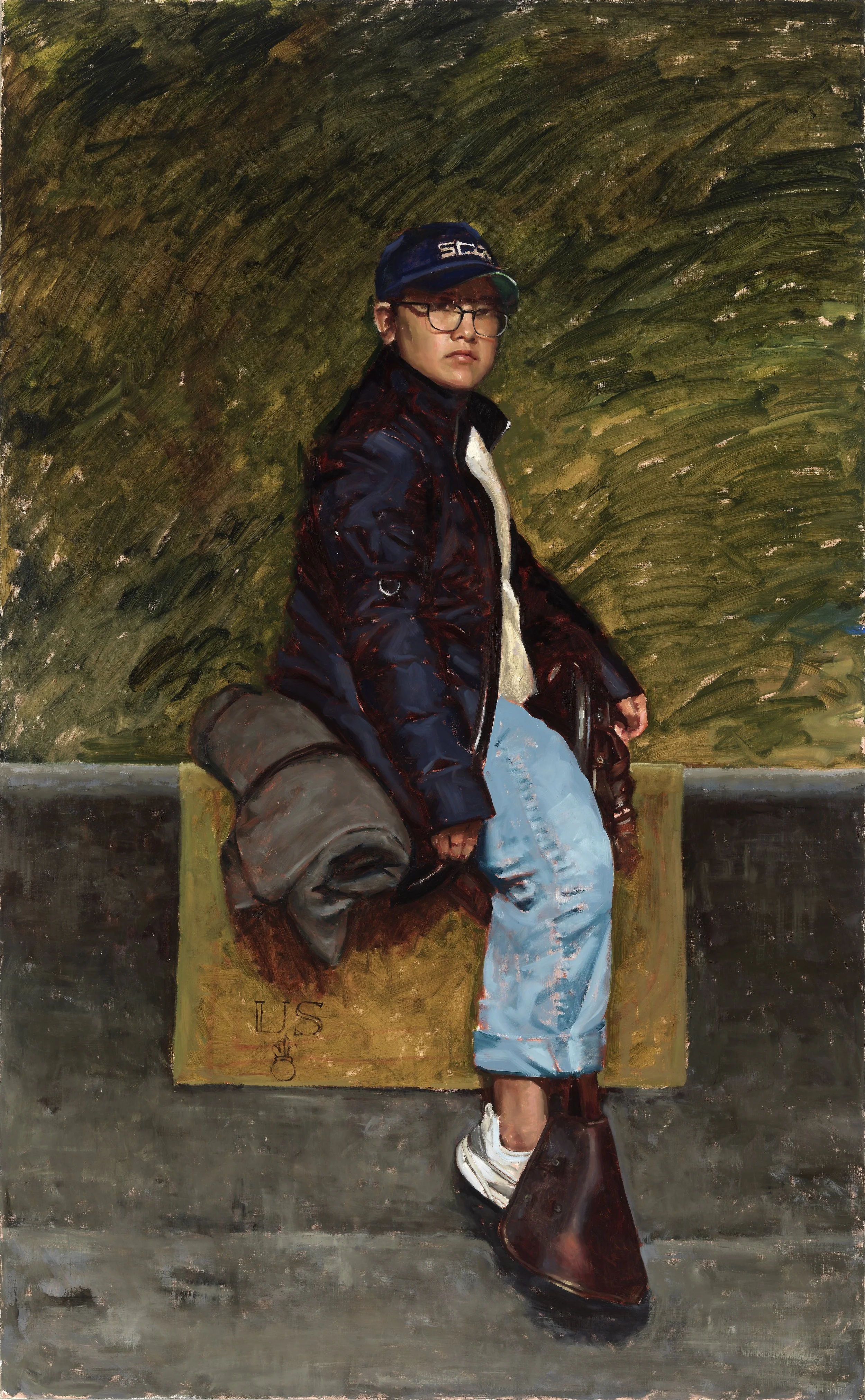 Equestrian Portrait 3 |
Oil on linen |
70 × 42 inches
