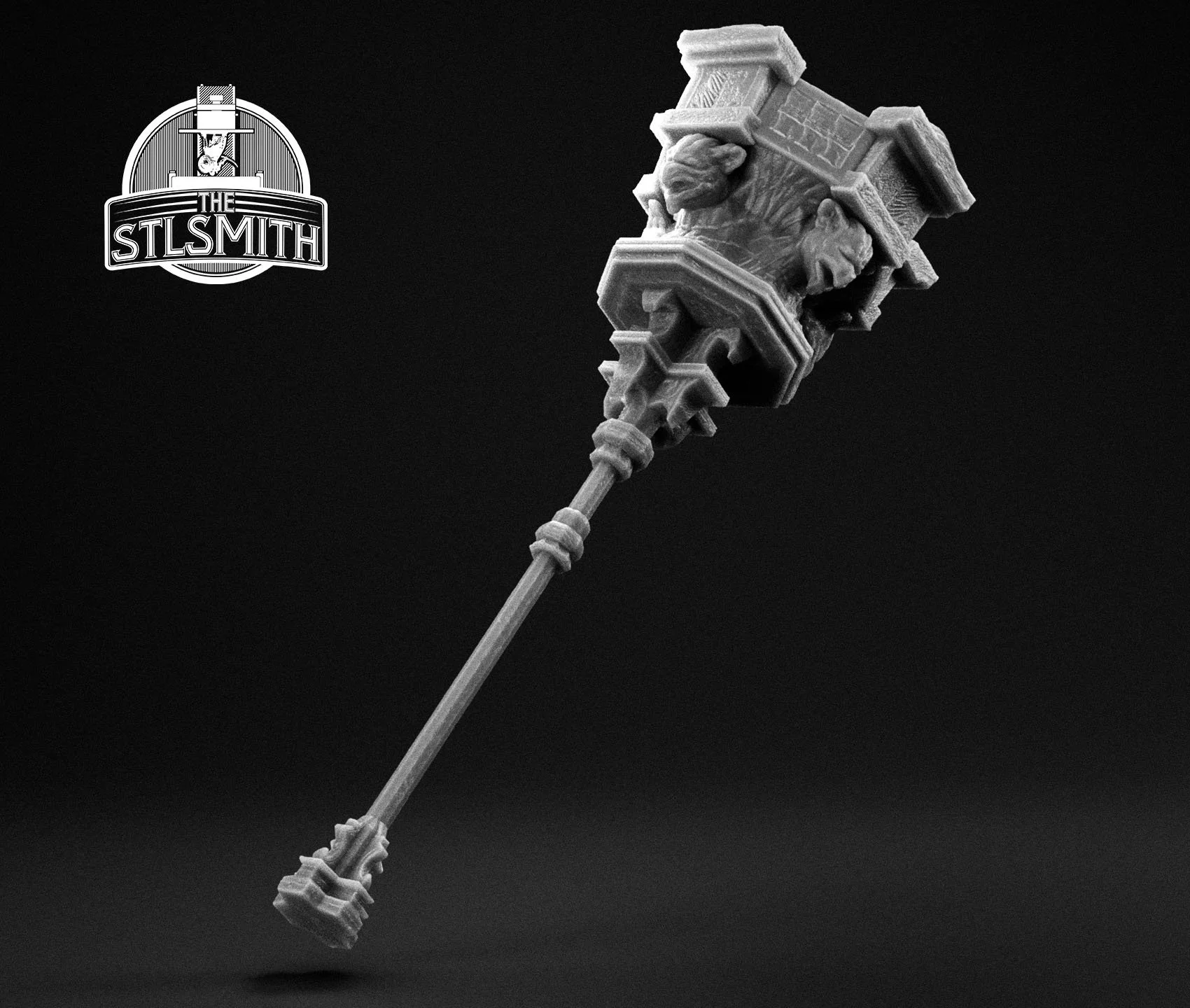 Morne's Great Hammer [Dark Souls] Life Size STL — The STL Smith