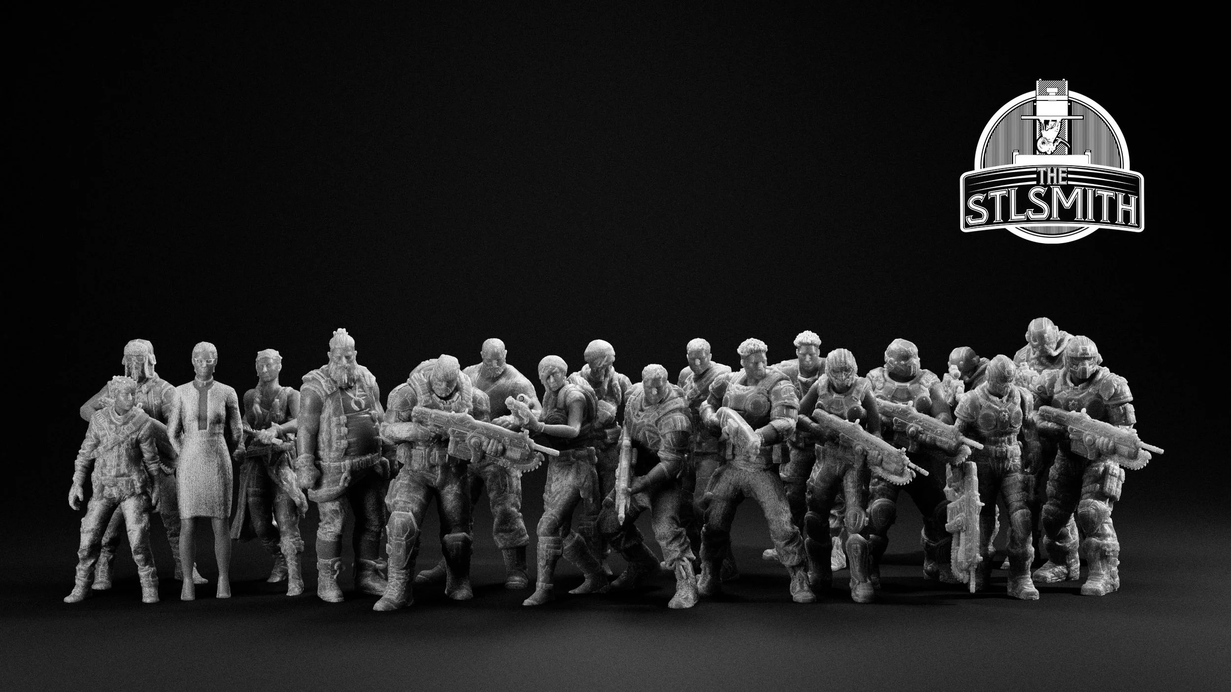 Character/COG/Soldier Set Part 1 [4] Miniature STL