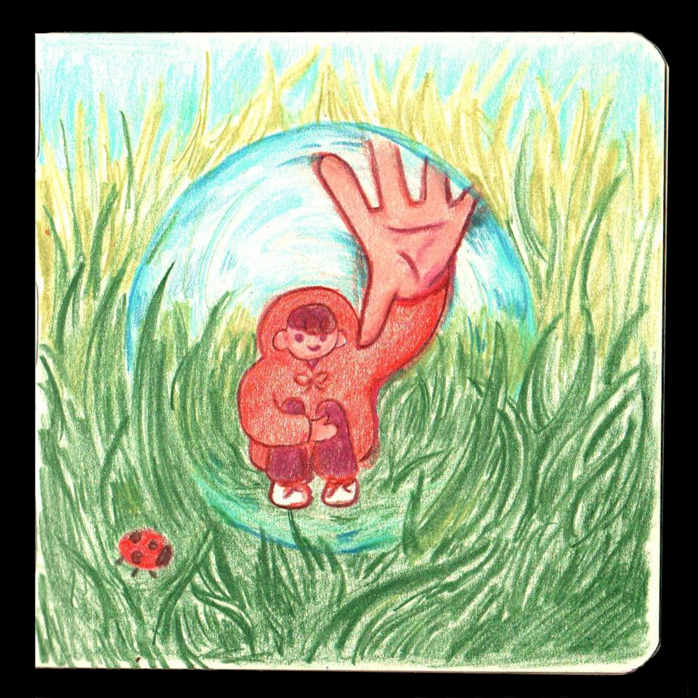 13. MARBLE // This year I’ve been obsessed with warped perspectives, like extreme foreshortening or fisheye lens. I thought it would be cool to capture this on a teeny tiny scale of a marble.