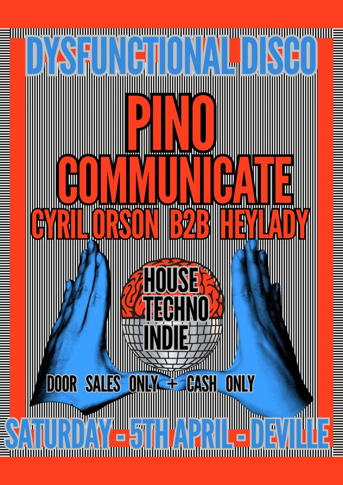 Party poster for Deville