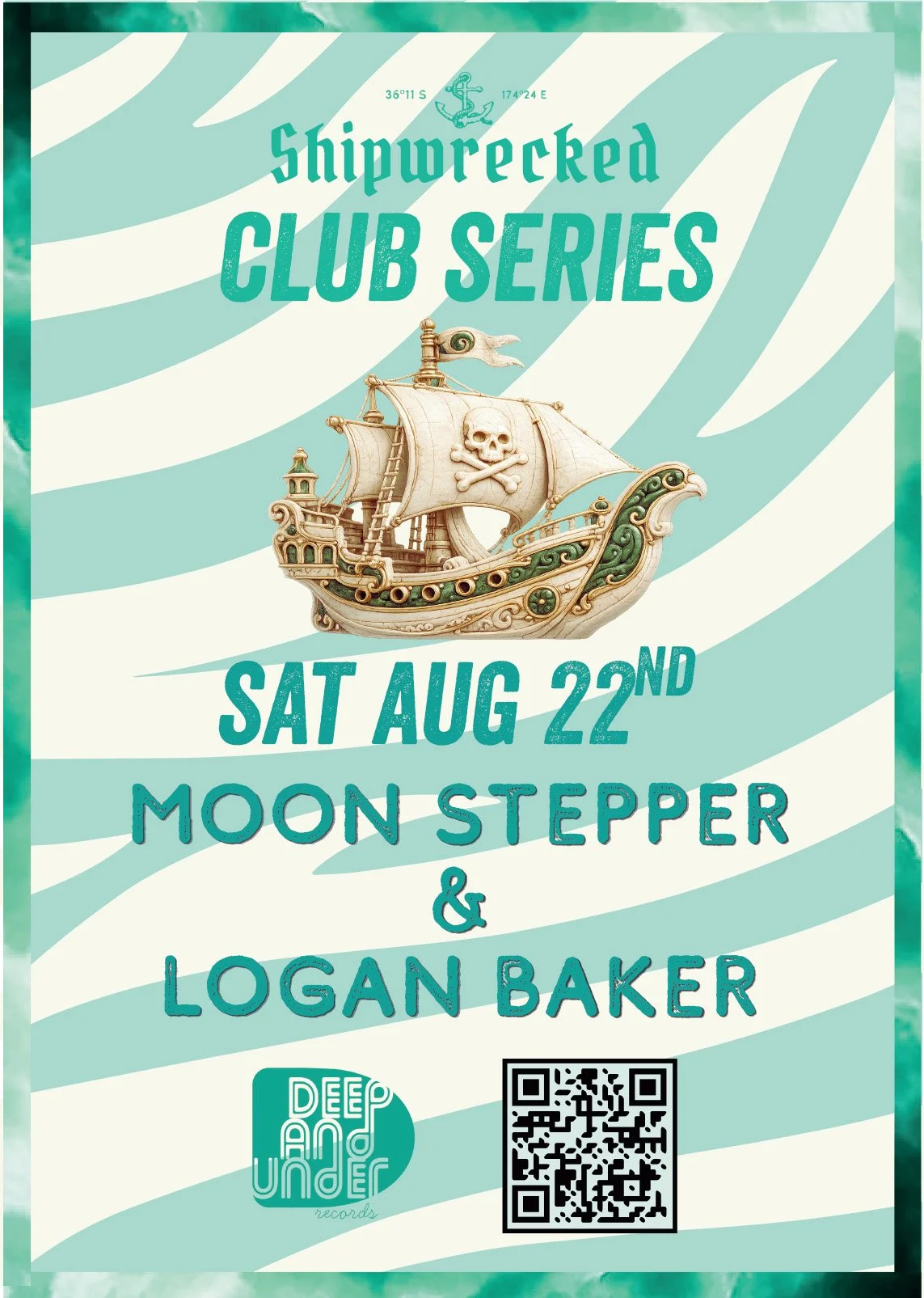 Shipwrecked club series poster