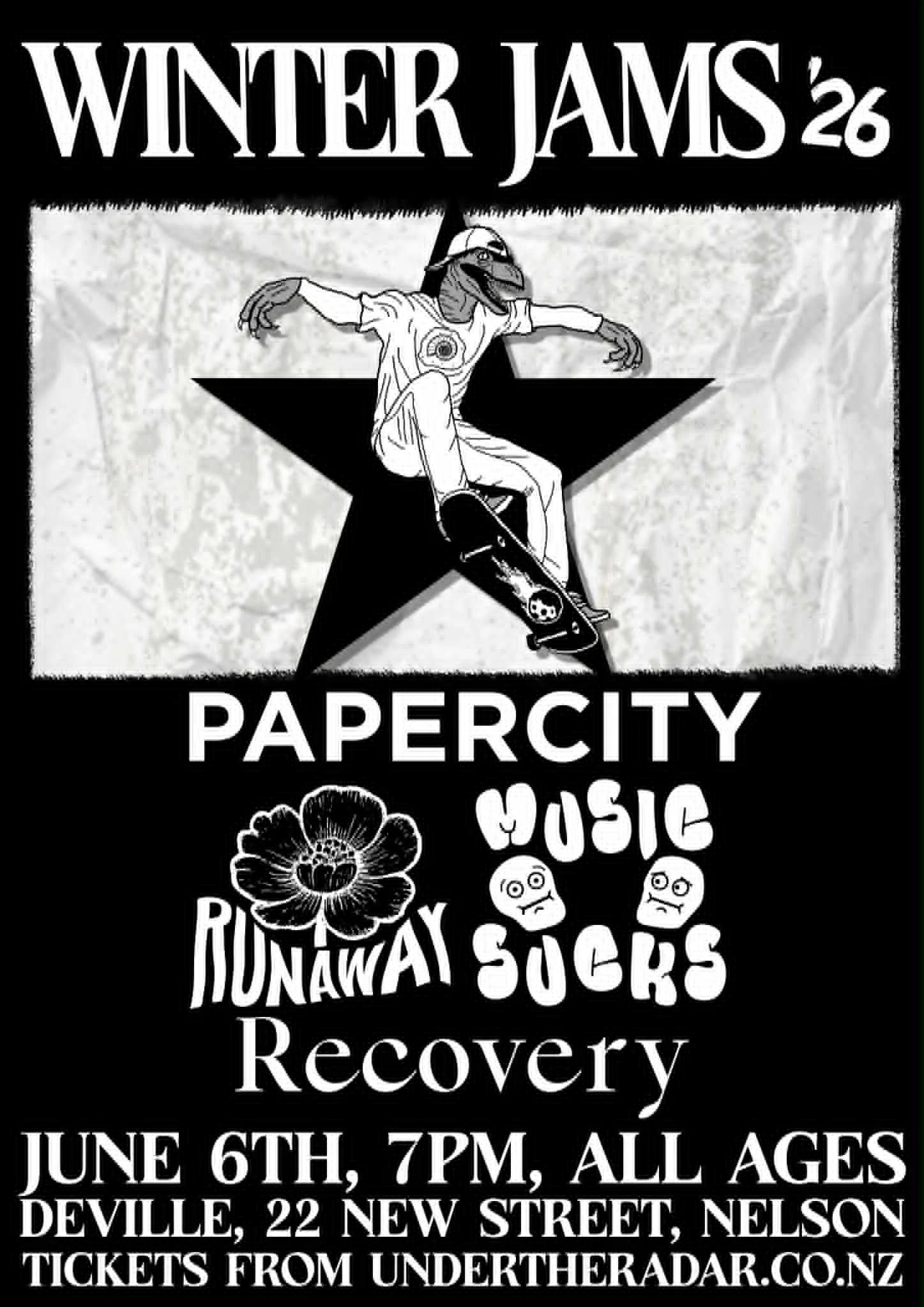 Cool black and white poster