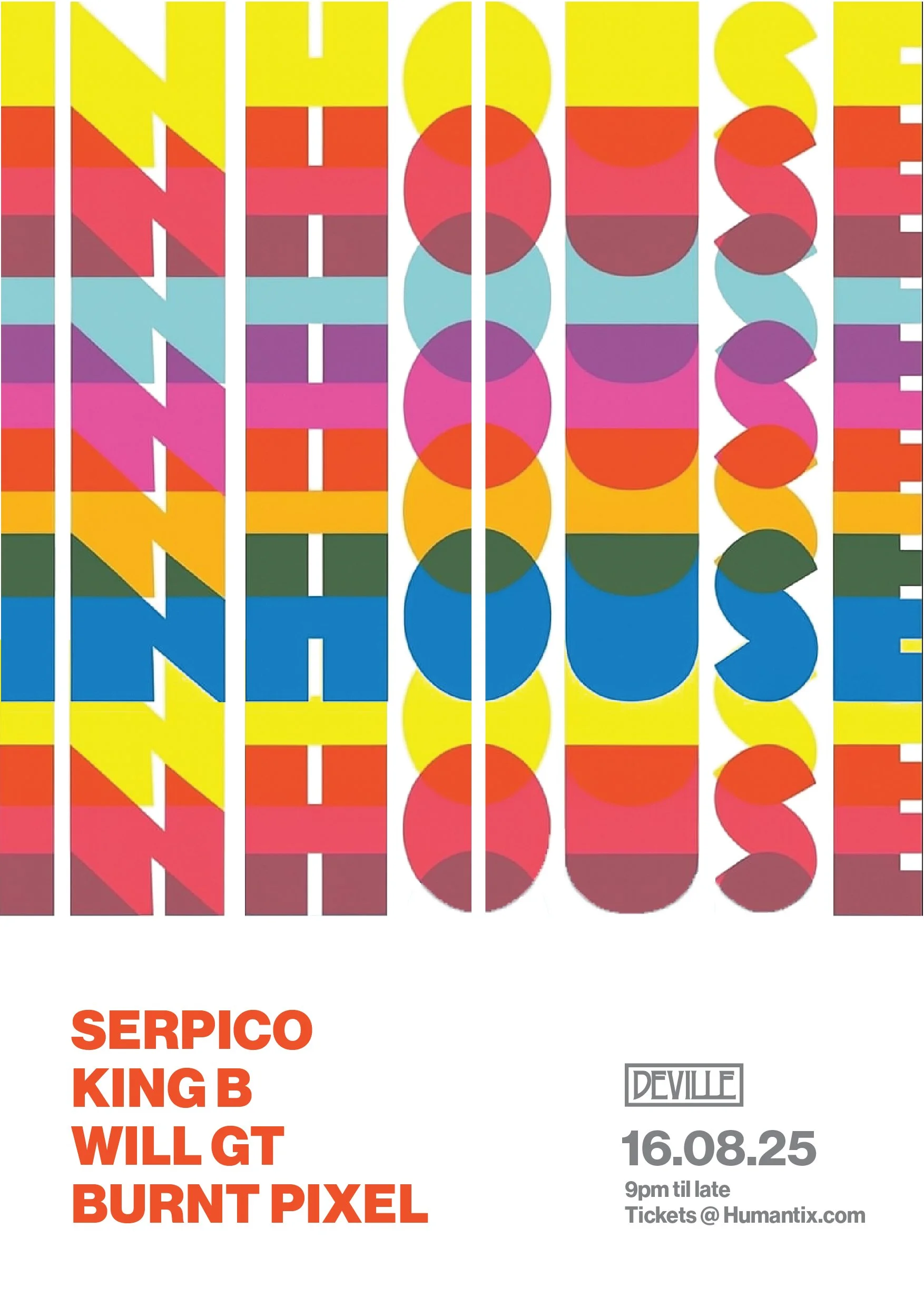 Cool poster typography