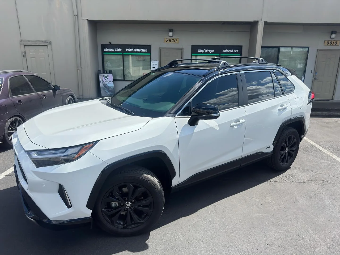 Full front PPF using @stek.usa DYNOshield. Front end and mirrors are now protected! Also did front side and windshield in @stek.usa SMART ceramic 20% and 70%!