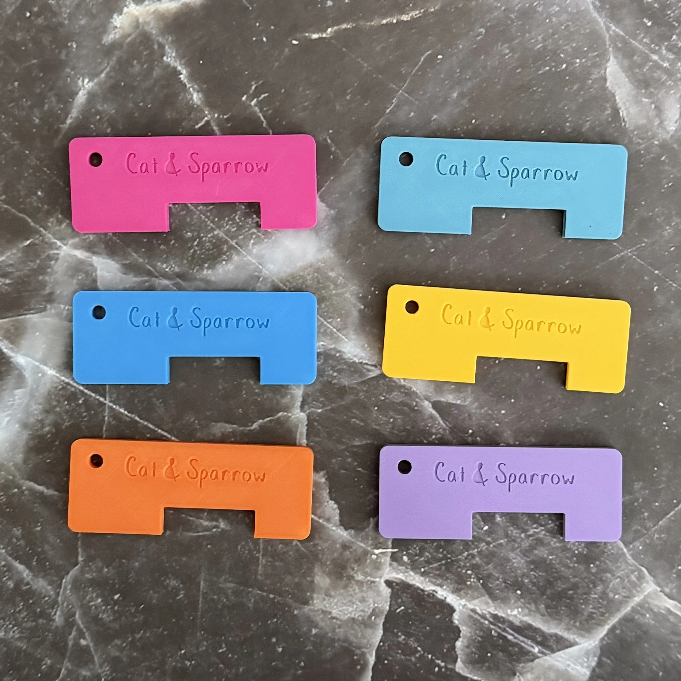 colourful 3D printed WPI tools