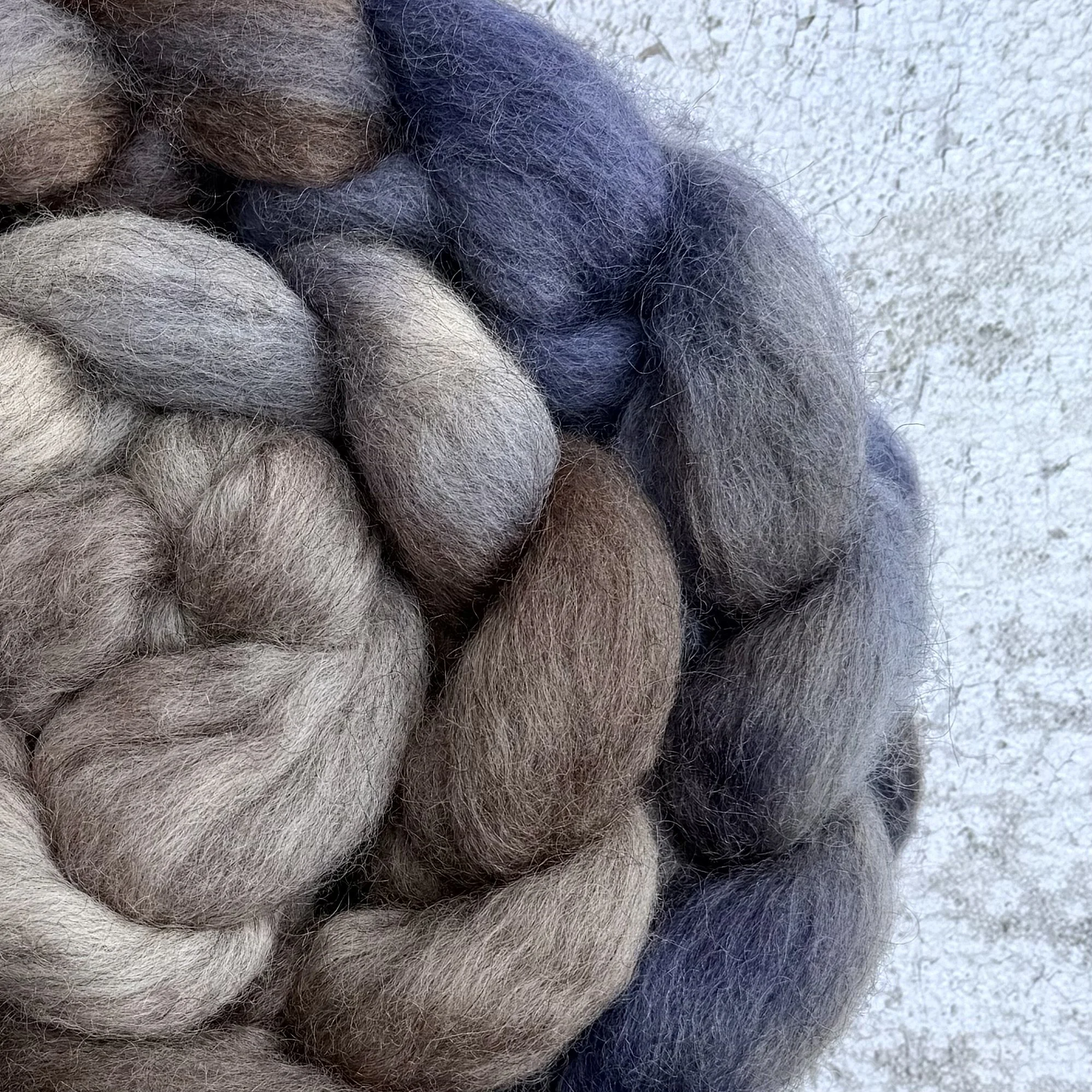 HAND DYED CRAEG Australian fibres blended tops 100g