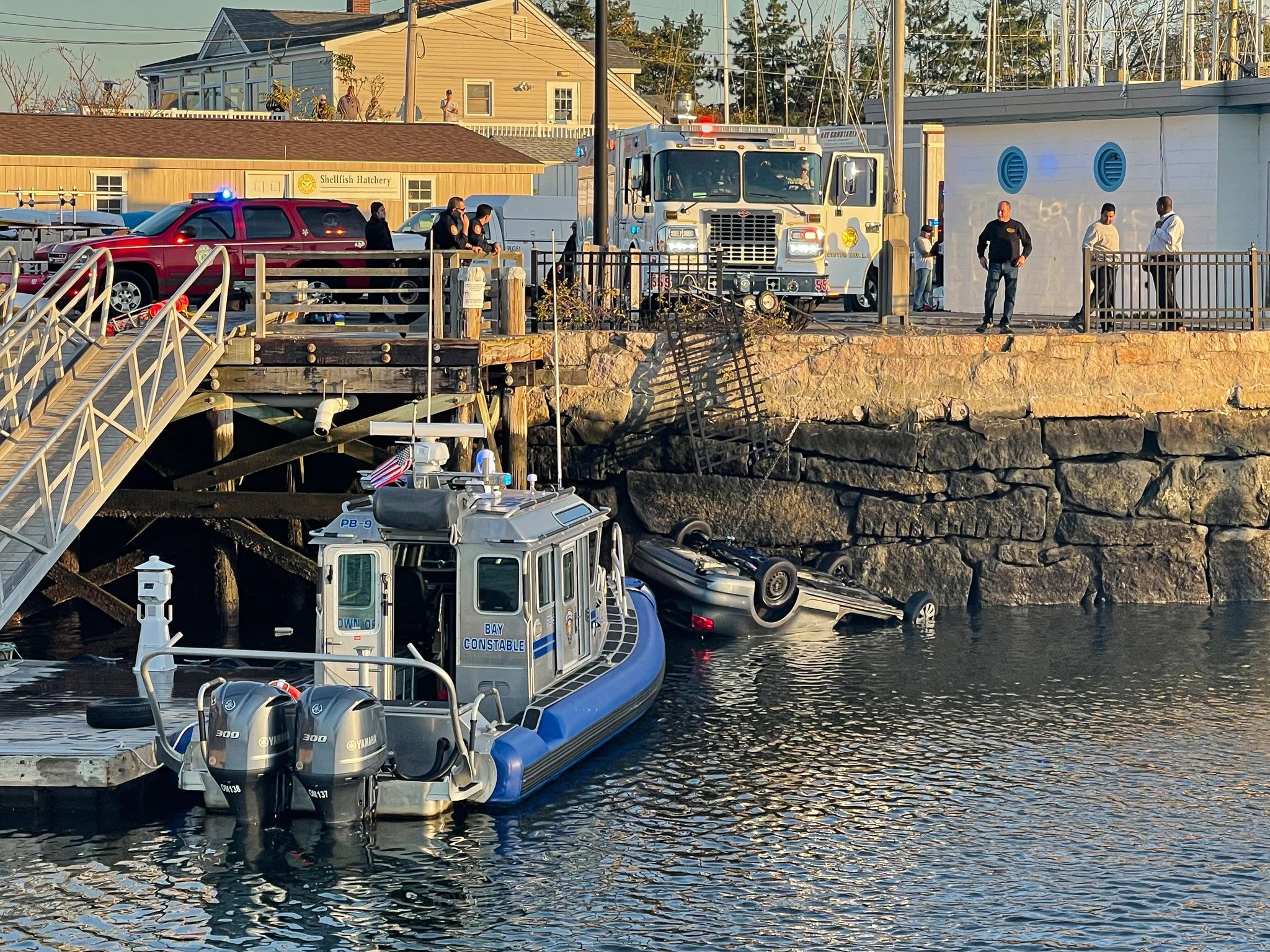 85-Year Old Man Killed After Car Crashes Into Oyster Bay Marina