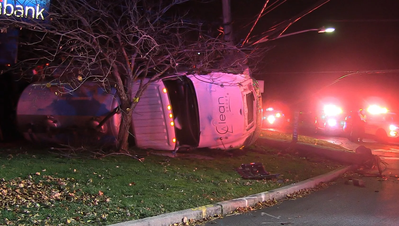 Tanker Truck Overturns, Narrowly Misses Other Drivers in Long Island Crash