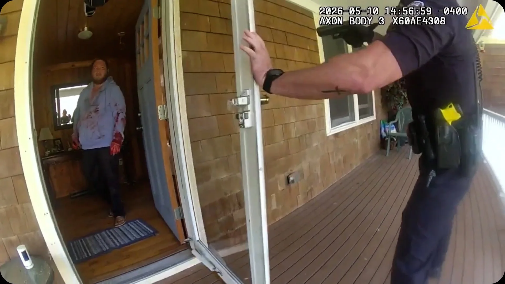 Bodycam Shows Moment Southampton Police Shoot Man Stabbing His Mother During Violent Mother's Day Attack