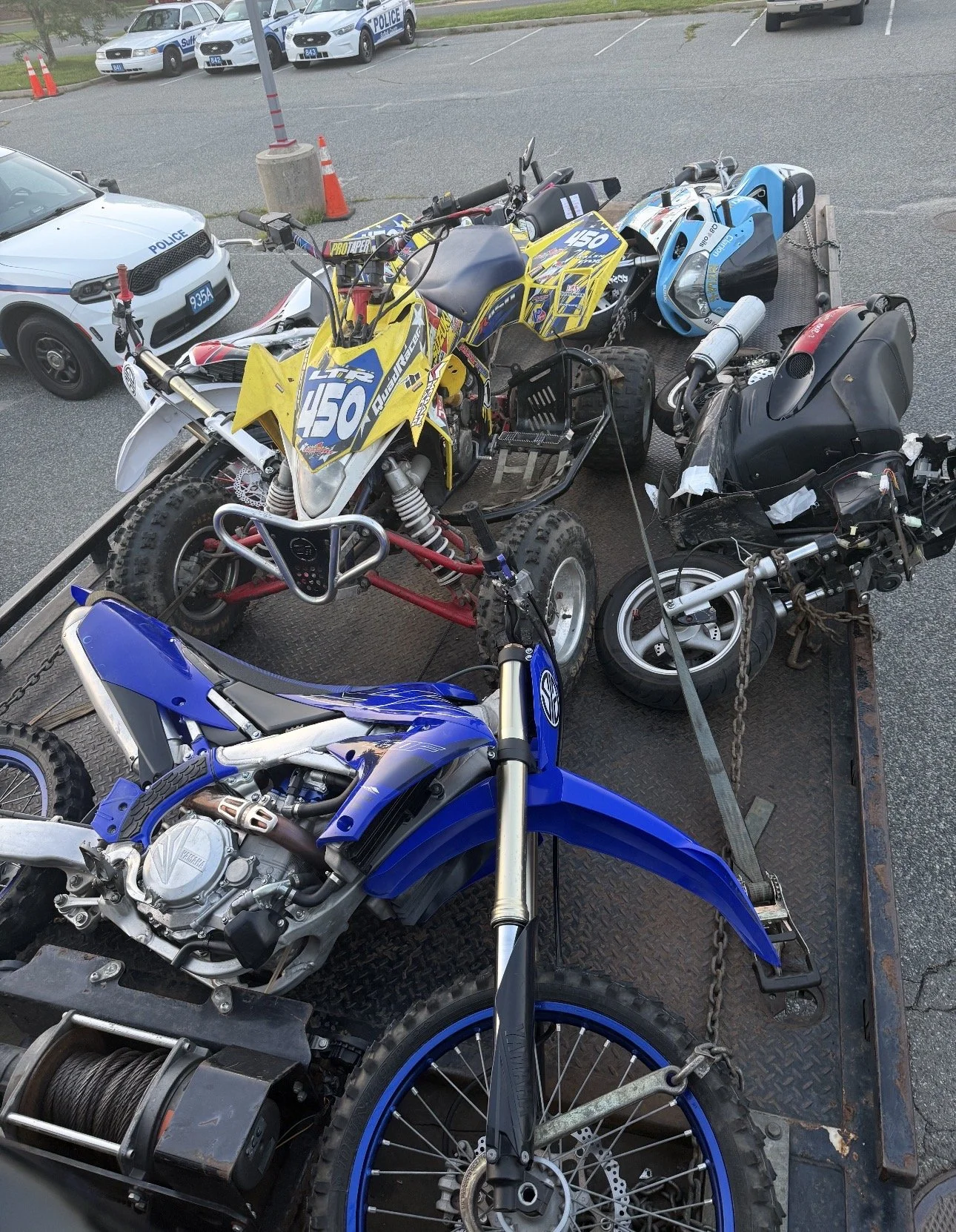 3 Arrested, Loaded Gun Recovered After 200-Rider Street Takeover Sweeps Across Suffolk County
