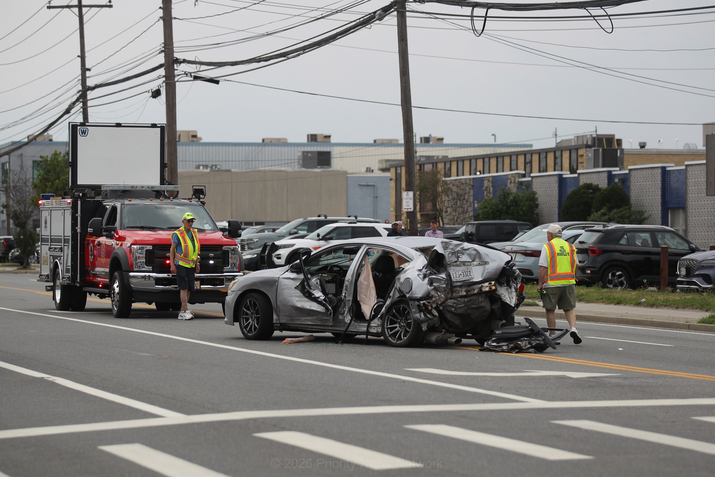 5 Injured Following Crash Near Cantiague Park in Hicksville